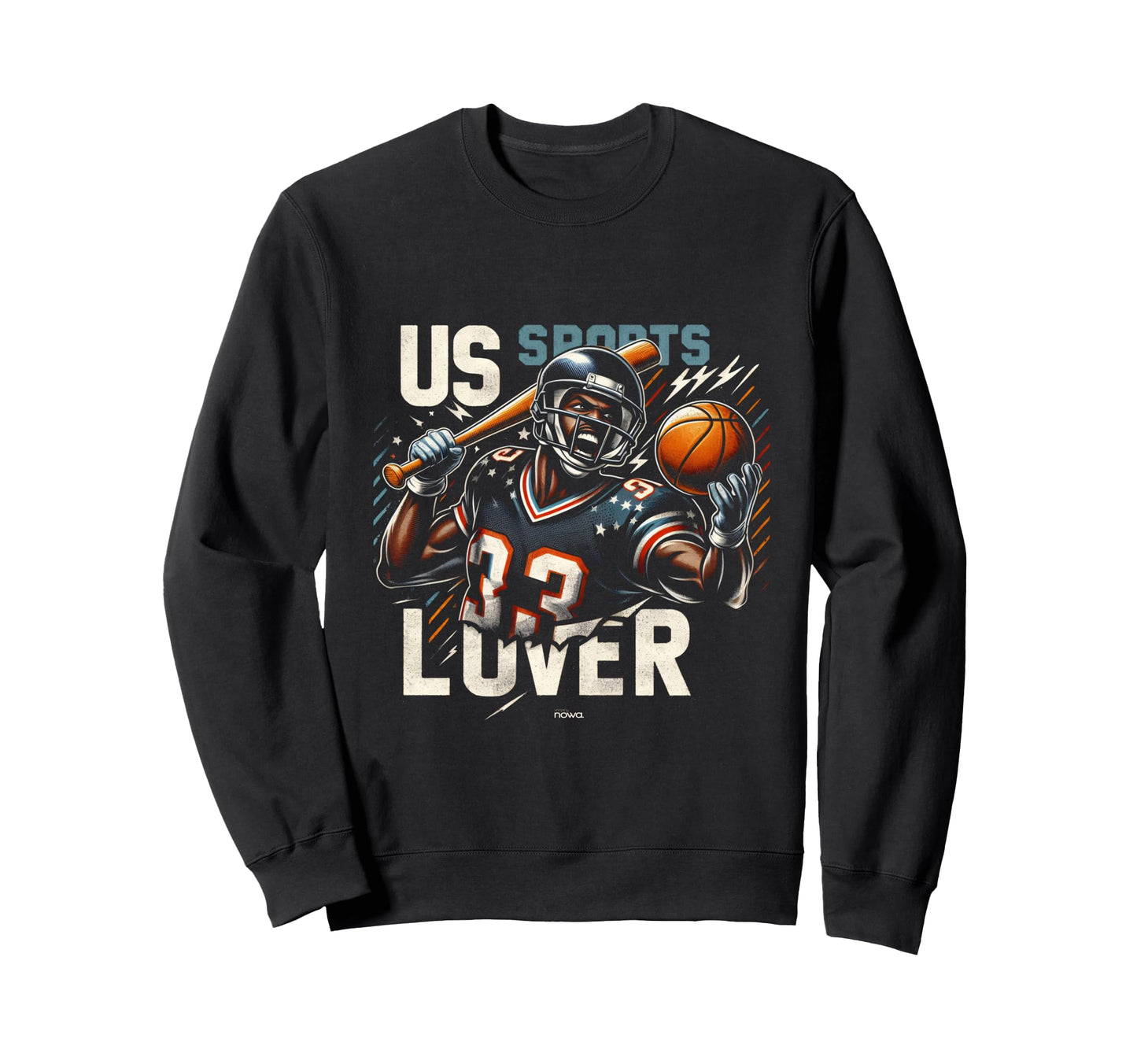 Us Sports Lover Powerful Football Sweatshirt - Streetwear Style for Adults - T-Shirt, Sweatshirt, Hoodie