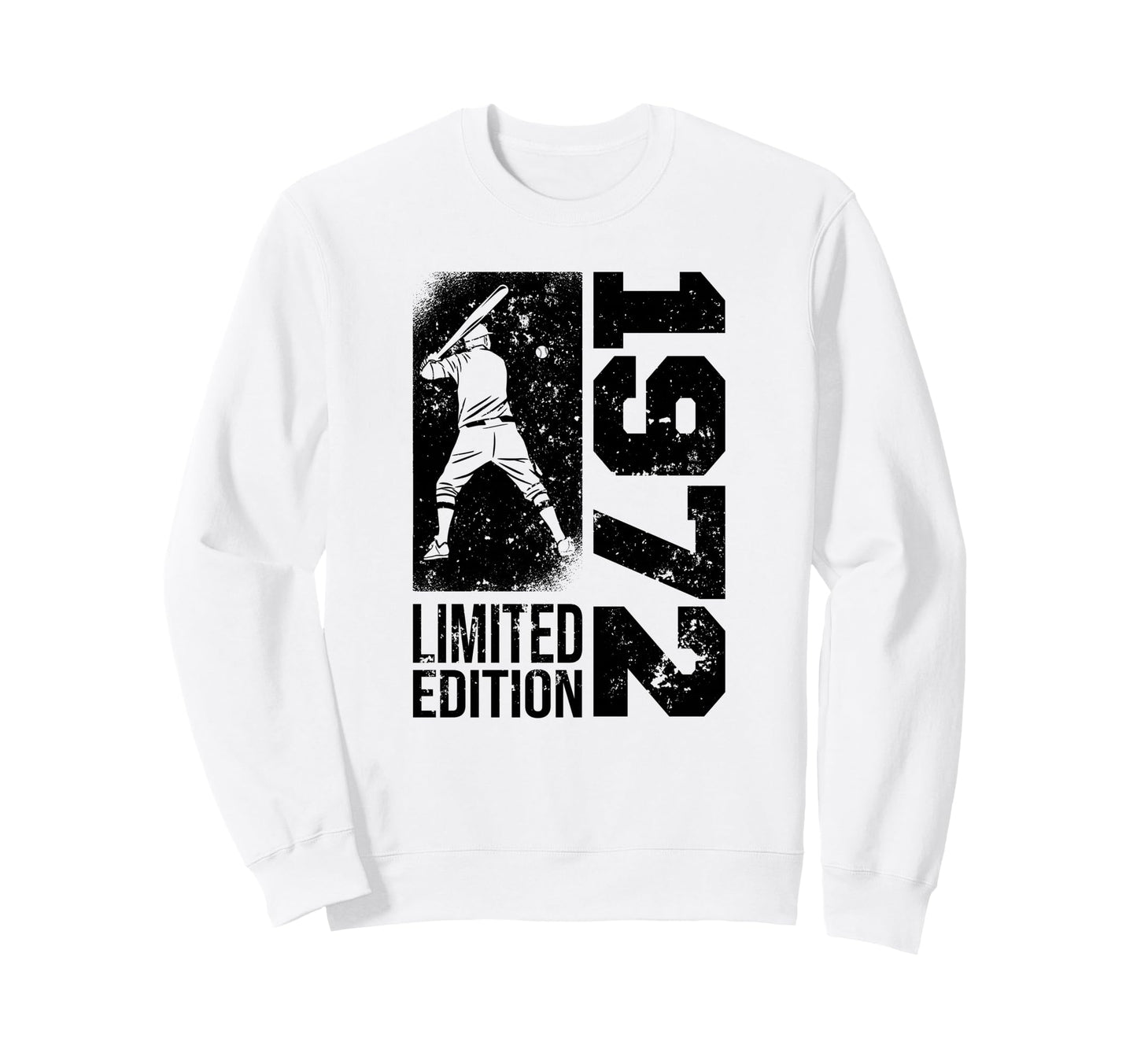 Baseball Player Born 1972 Birthday Sweatshirt - Trendy Graphic Unisex - T-Shirt, Sweatshirt, Hoodie