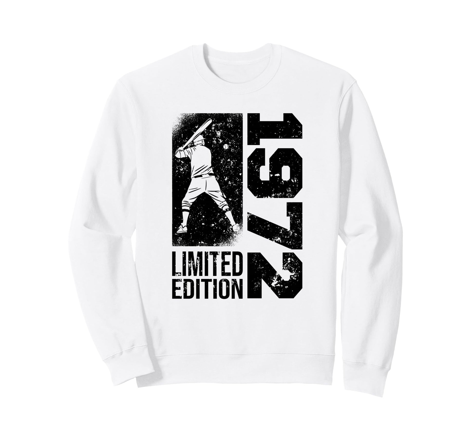 Baseball Player Born 1972 Birthday Sweatshirt - Trendy Graphic Unisex - T-Shirt, Sweatshirt, Hoodie