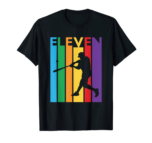 11Th Birthday Gift Eleven Colorful T-Shirt - Trendy Graphic Unisex - T-Shirt, Sweatshirt, Hoodie