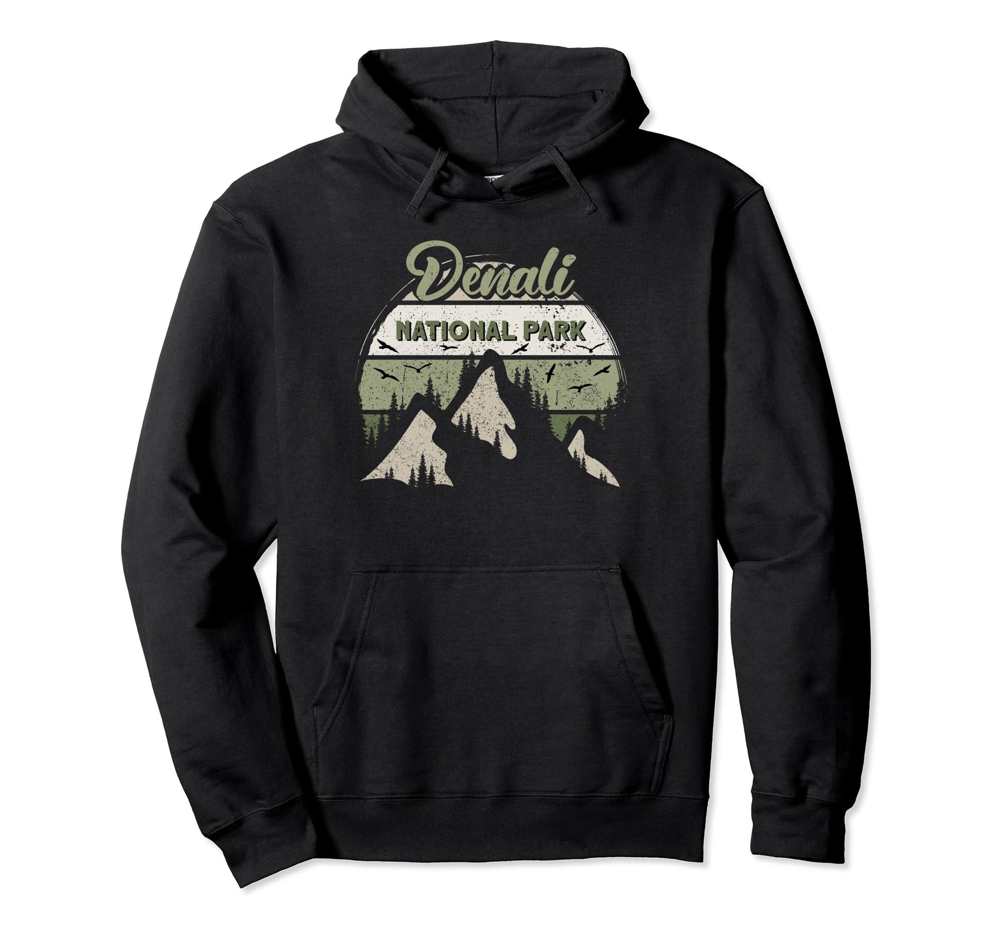 Denali National Park Us Denali Hoodie - Custom Art Print Men Women - T-Shirt, Sweatshirt, Hoodie