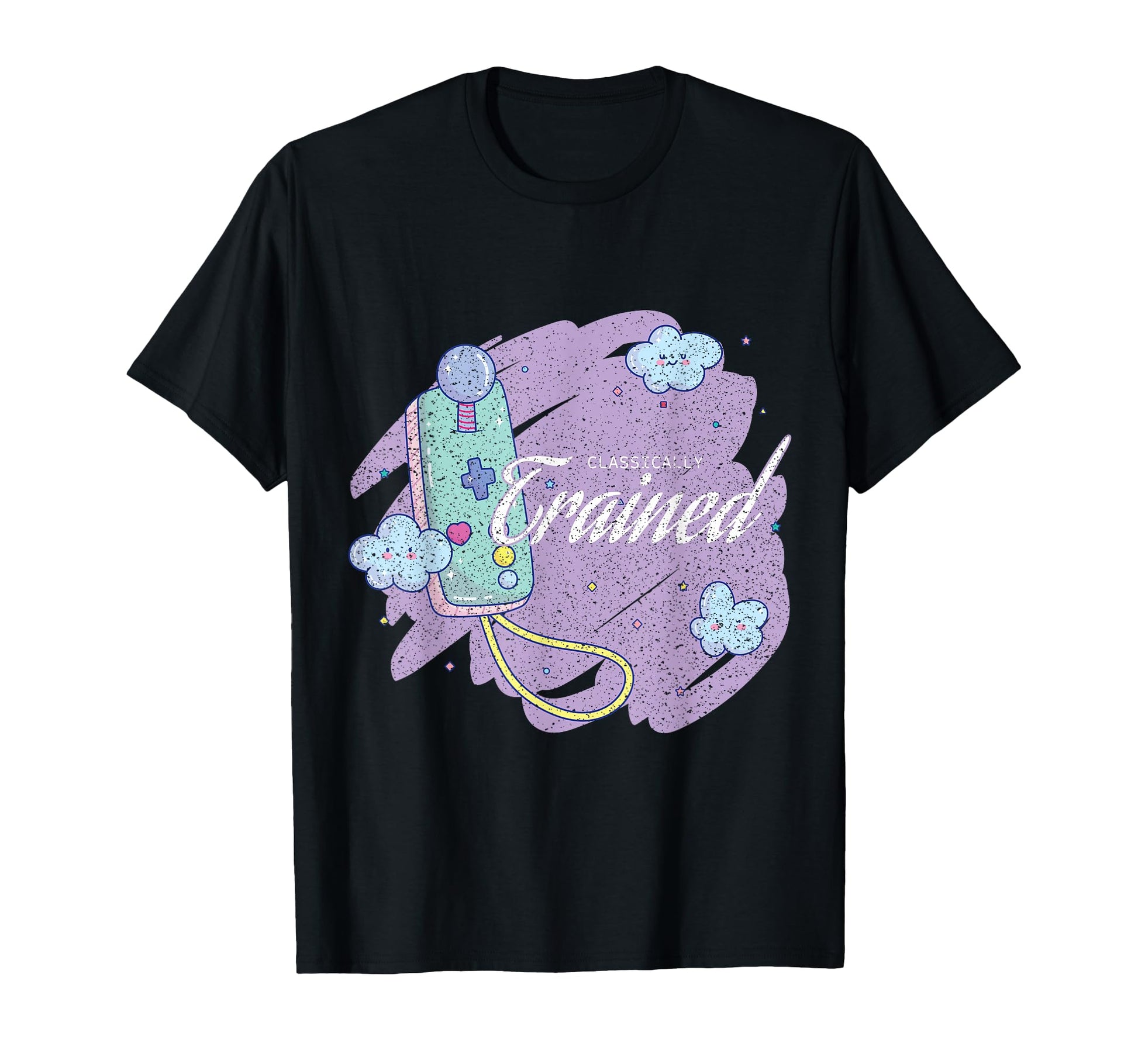 Classically Trained Video Gamer Gaming T-Shirt - Trendy Graphic Unisex - T-Shirt, Sweatshirt, Hoodie