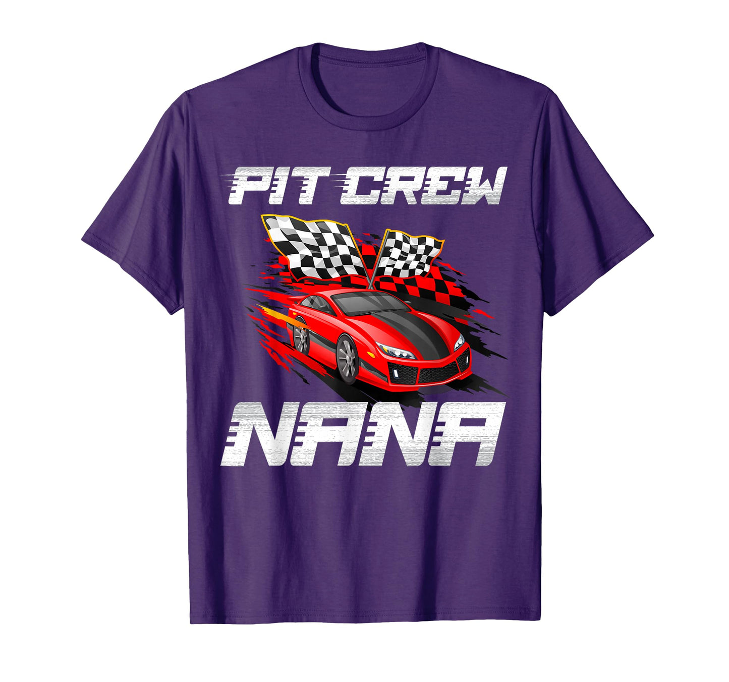 Pit Crew Nana Race Car Birthday Racing T-Shirt - Unique Graphic for Adults - T-Shirt, Sweatshirt, Hoodie