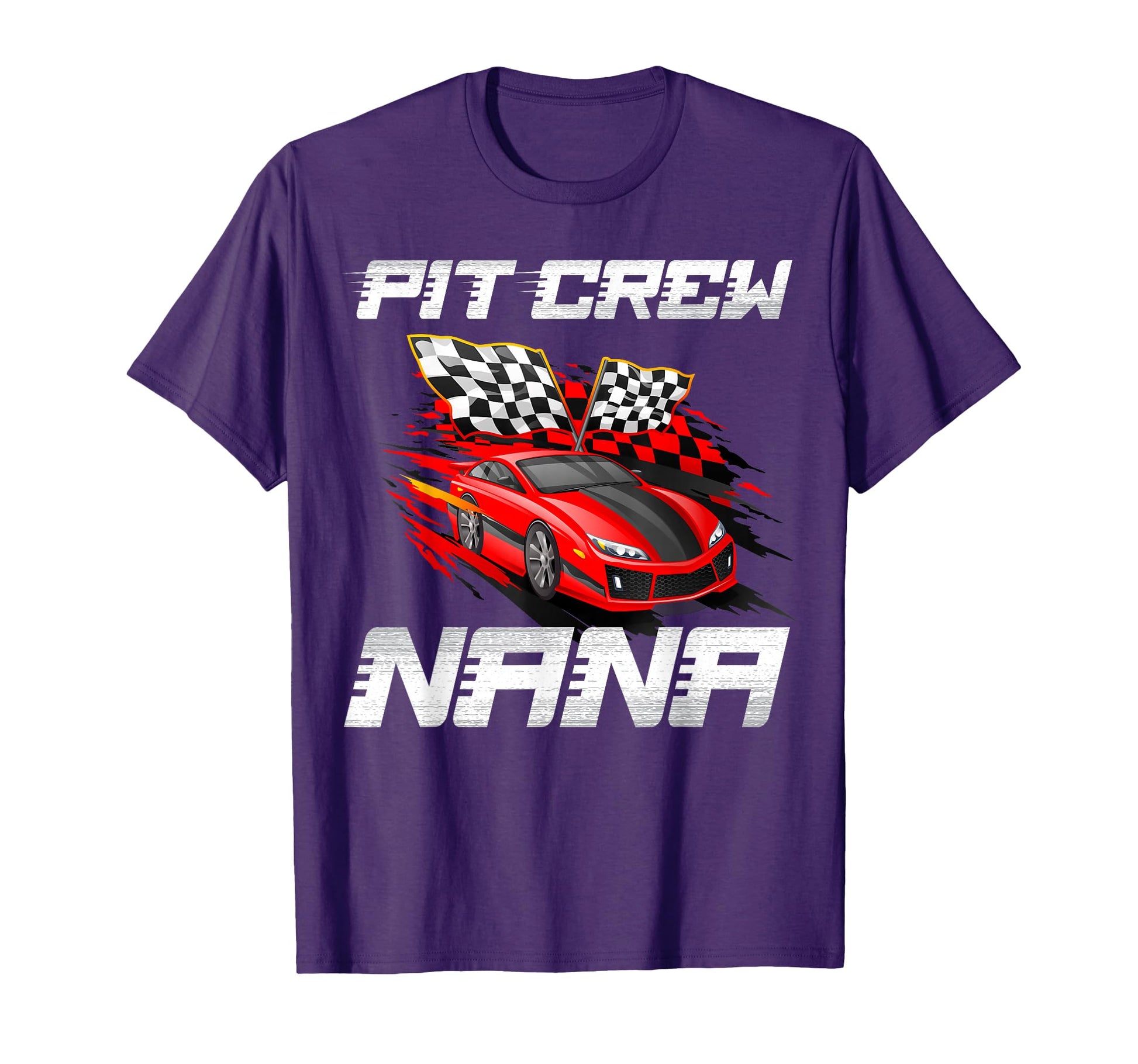 Pit Crew Nana Race Car Birthday Racing T-Shirt - Unique Graphic for Adults - T-Shirt, Sweatshirt, Hoodie