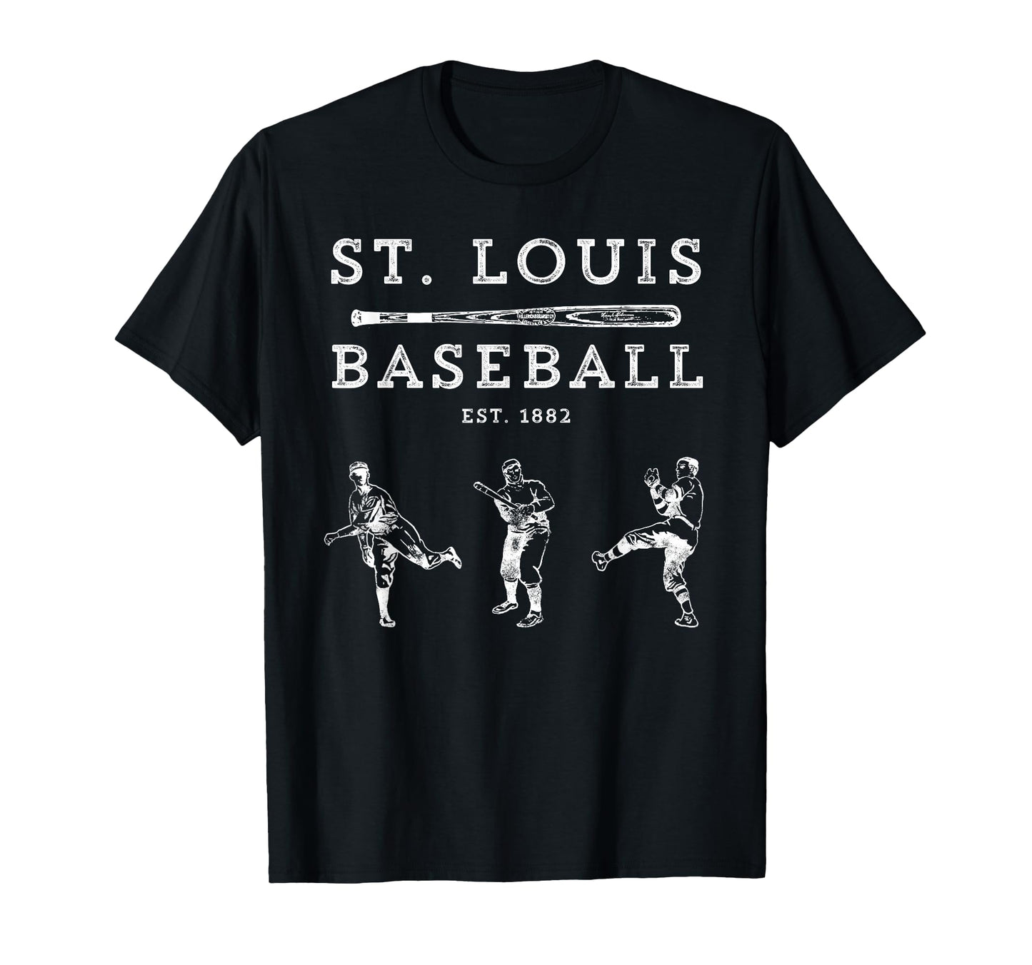 St Louis Missouri Baseball Fan T-Shirt - Casual Everyday Wear for Adults - T-Shirt, Sweatshirt, Hoodie