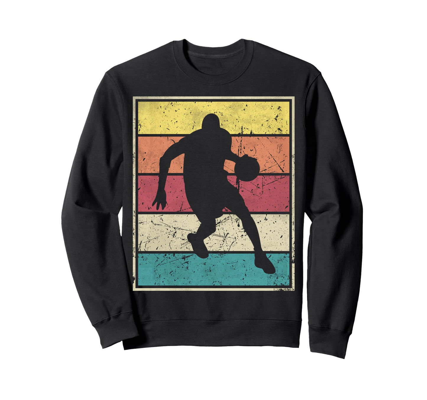 Basketball Stripes Sweatshirt - Aesthetic Graphic Unisex - T-Shirt, Sweatshirt, Hoodie
