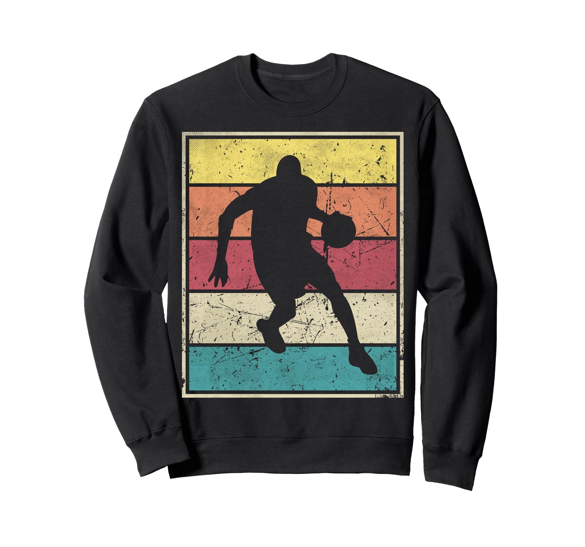 Basketball Stripes Sweatshirt - Aesthetic Graphic Unisex - T-Shirt, Sweatshirt, Hoodie
