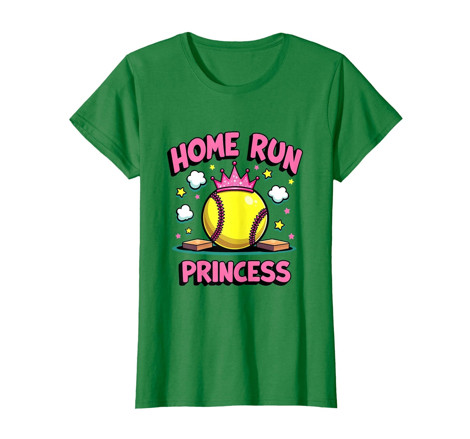 Home Run Princess Softball T-Shirt - Graphic Print Unisex - T-Shirt, Sweatshirt, Hoodie