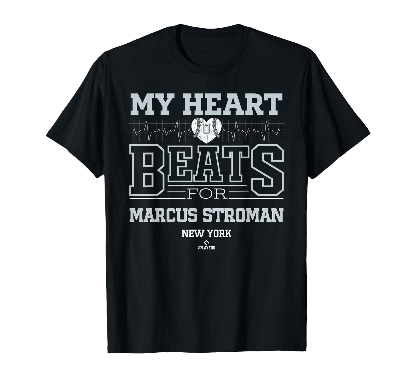 My Heart Beats Marcus Stroman New York T-Shirt - Unique Graphic for Adults - T-Shirt, Sweatshirt, Hoodie
