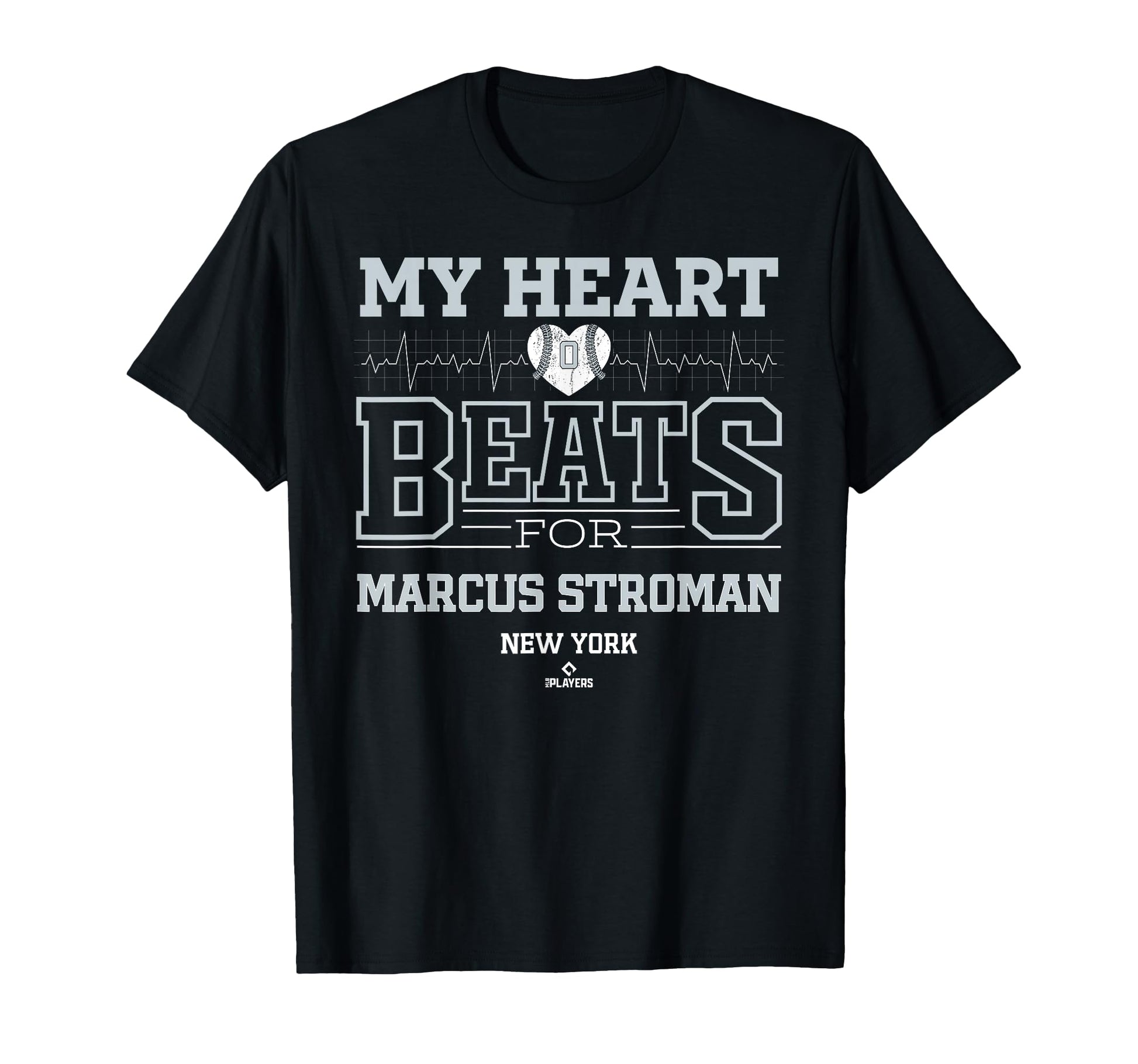 My Heart Beats Marcus Stroman New York T-Shirt - Unique Graphic for Adults - T-Shirt, Sweatshirt, Hoodie