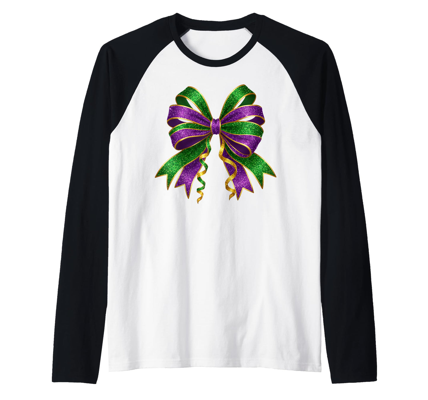 Mardi Gras Bow New Orleans Gift Sweatshirt - Aesthetic Graphic for Adults - T-Shirt, Sweatshirt, Hoodie