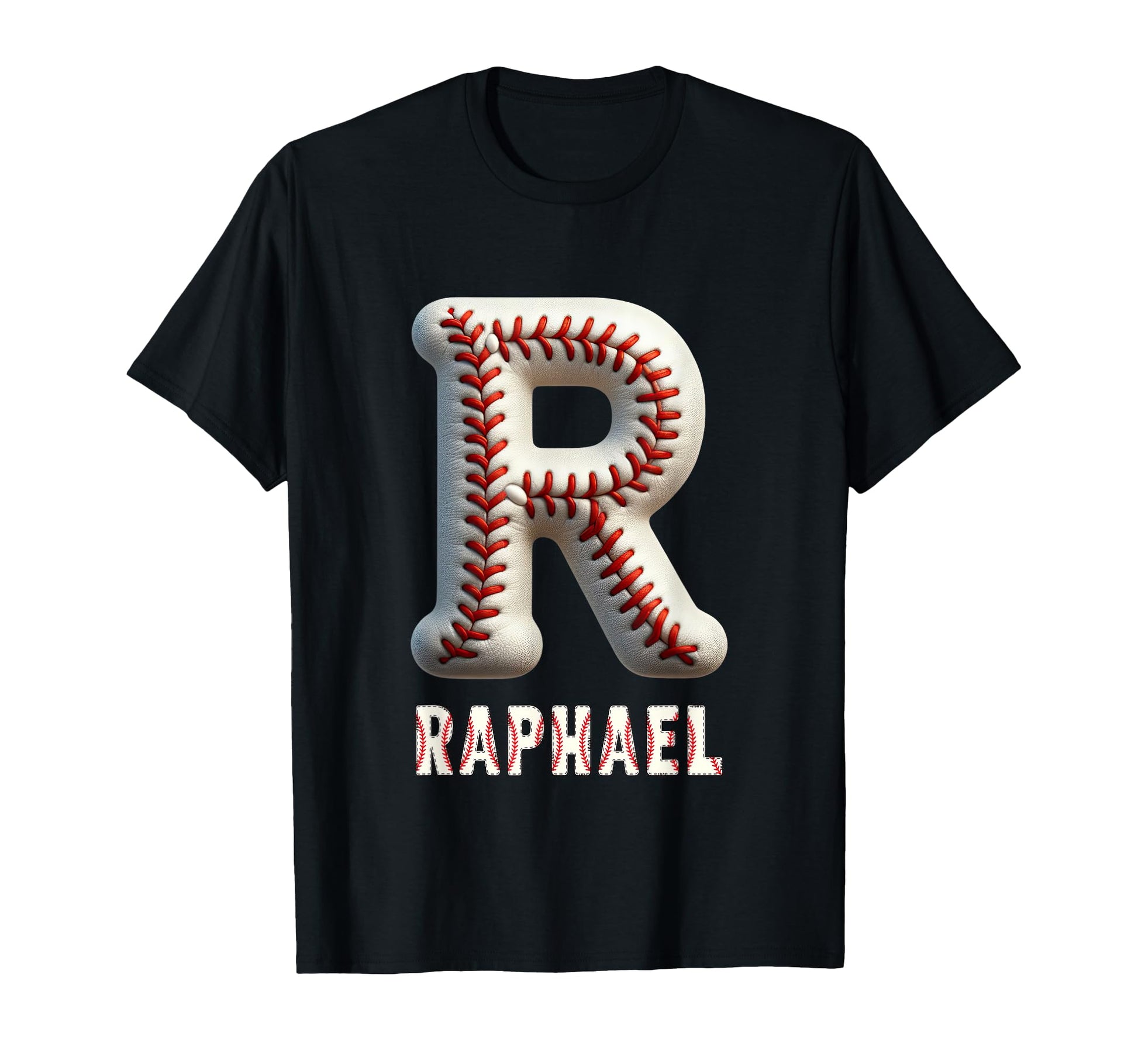 Baseball Home Run Laszlo Initial Letter T-Shirt - Graphic Print Men Women - T-Shirt, Sweatshirt, Hoodie