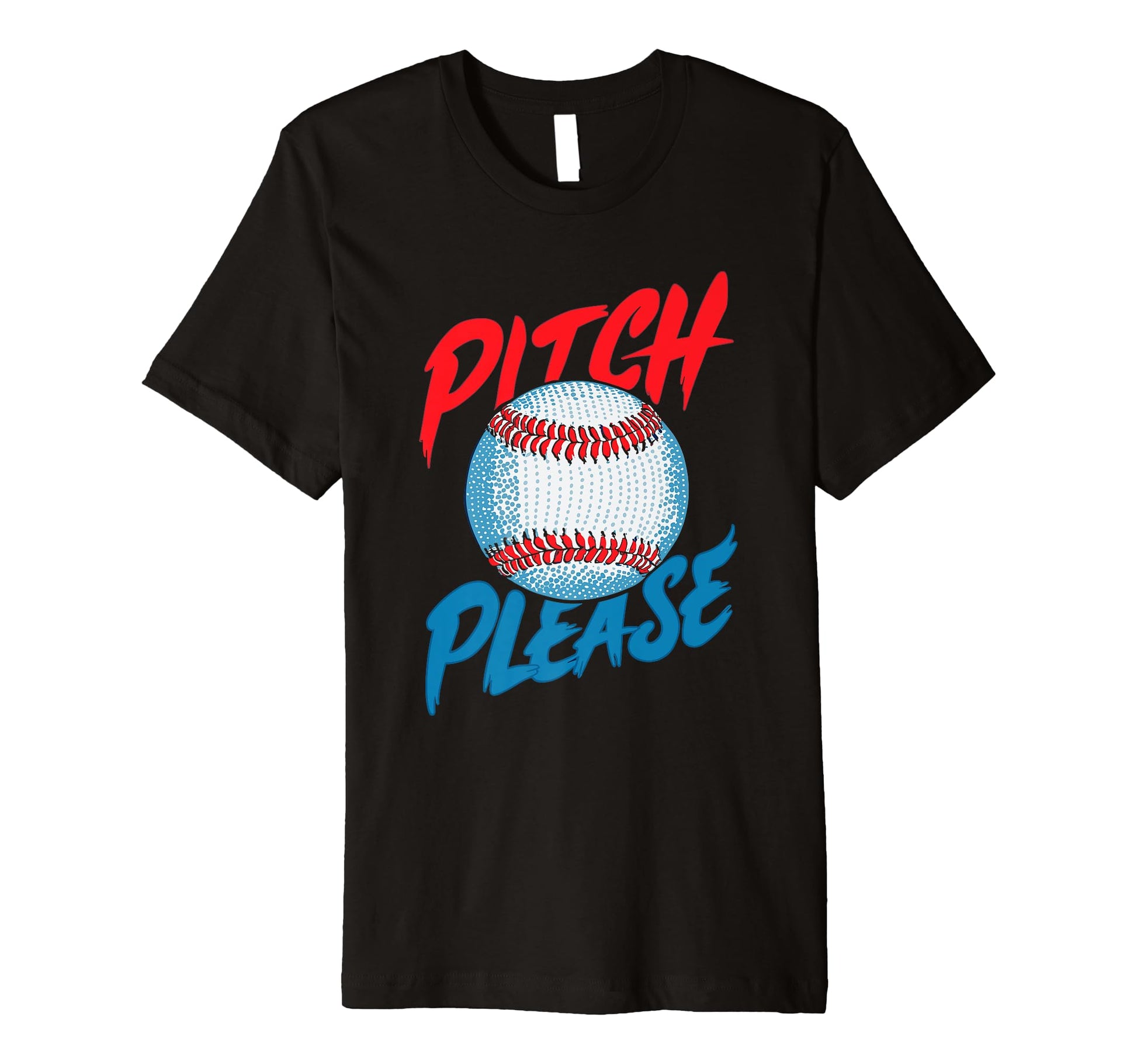 Pitching Baseball Player Pitch Please T-Shirt - Minimalist Print Men Women - T-Shirt, Sweatshirt, Hoodie