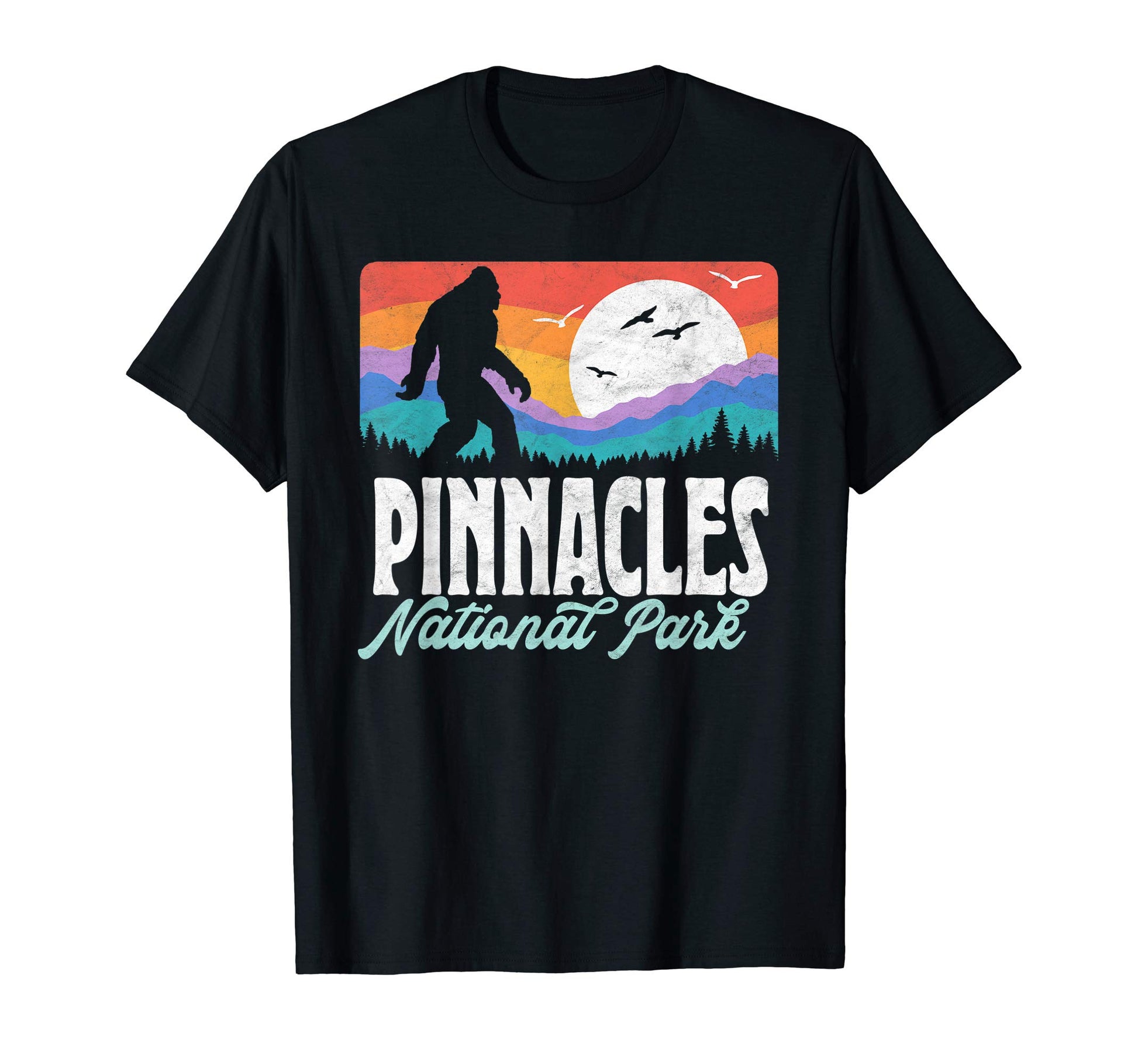 Pinnacles National Park Bigfoot T-Shirt - Unique Graphic Men Women - T-Shirt, Sweatshirt, Hoodie