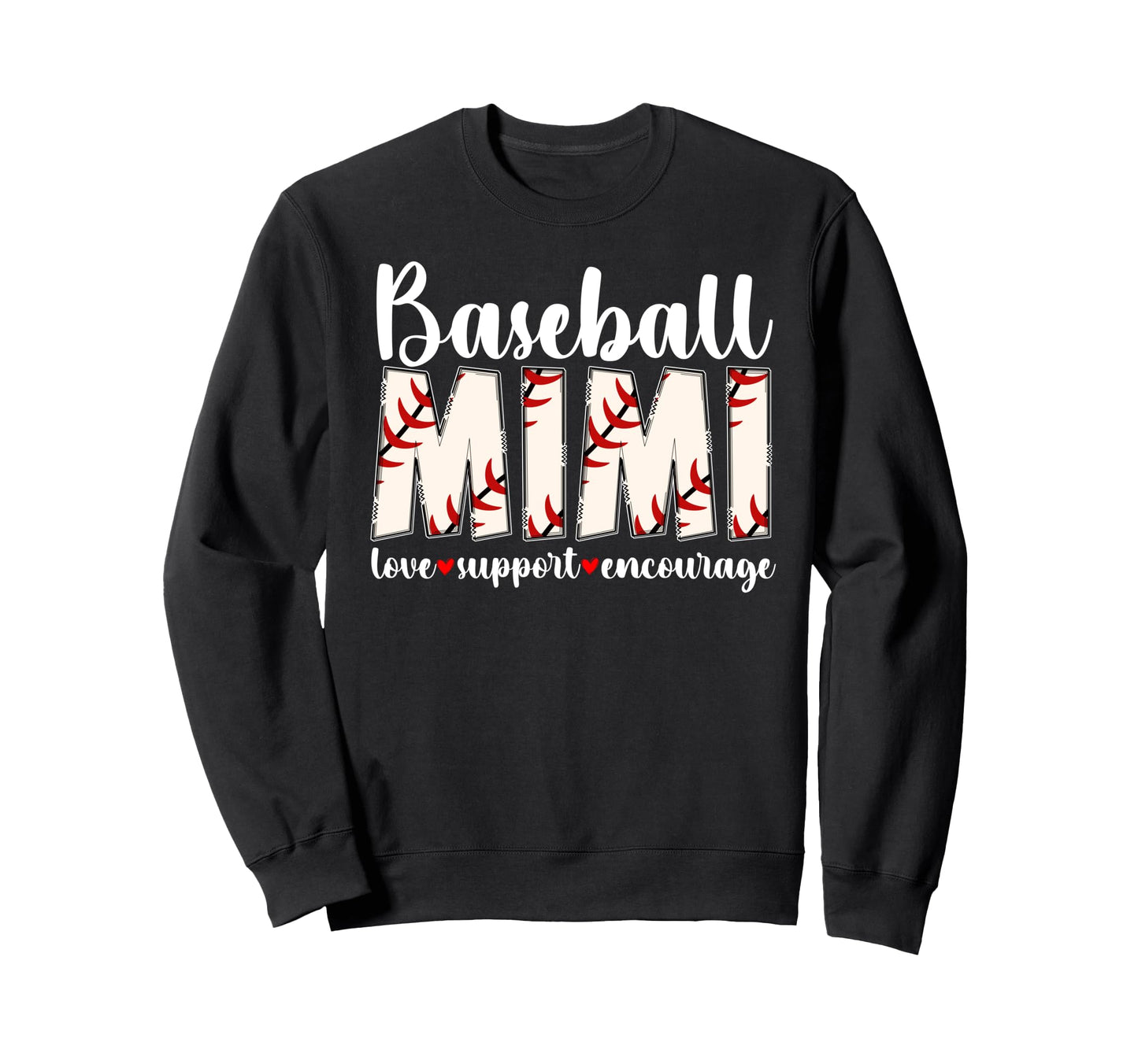 Baseball Mimi Love Support Mimi Sweatshirt - Aesthetic Graphic Unisex - T-Shirt, Sweatshirt, Hoodie