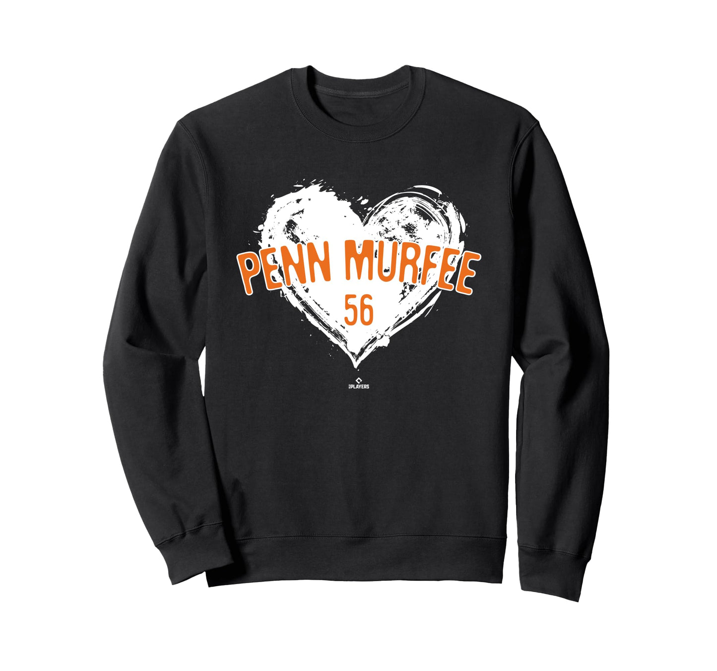Distressed Heart Penn Murfee Sweatshirt - Fun Novelty Design Men Women - T-Shirt, Sweatshirt, Hoodie