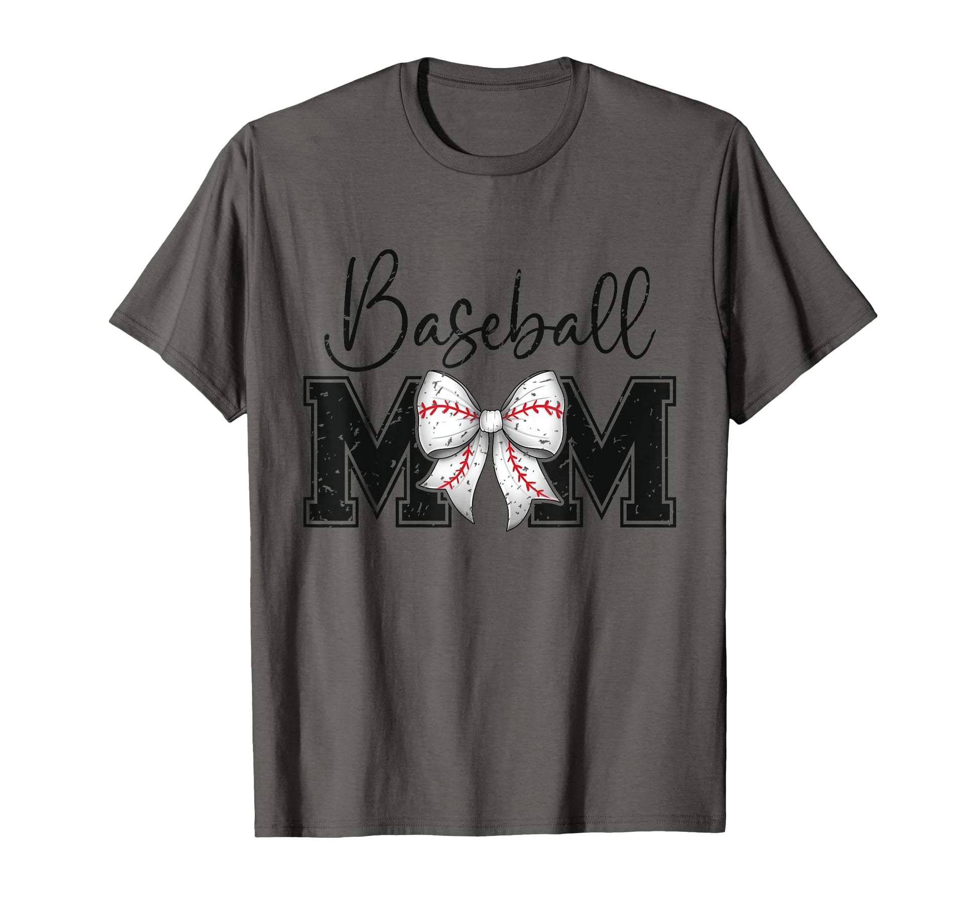 Baseball Mom Bow T-Shirt - Aesthetic Graphic Unisex - T-Shirt, Sweatshirt, Hoodie