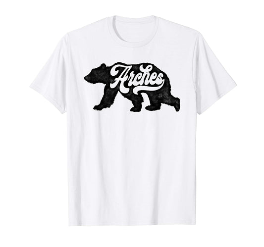 Arches National Park Bear 80S T-Shirt - Casual Everyday Wear for Adults - T-Shirt, Sweatshirt, Hoodie