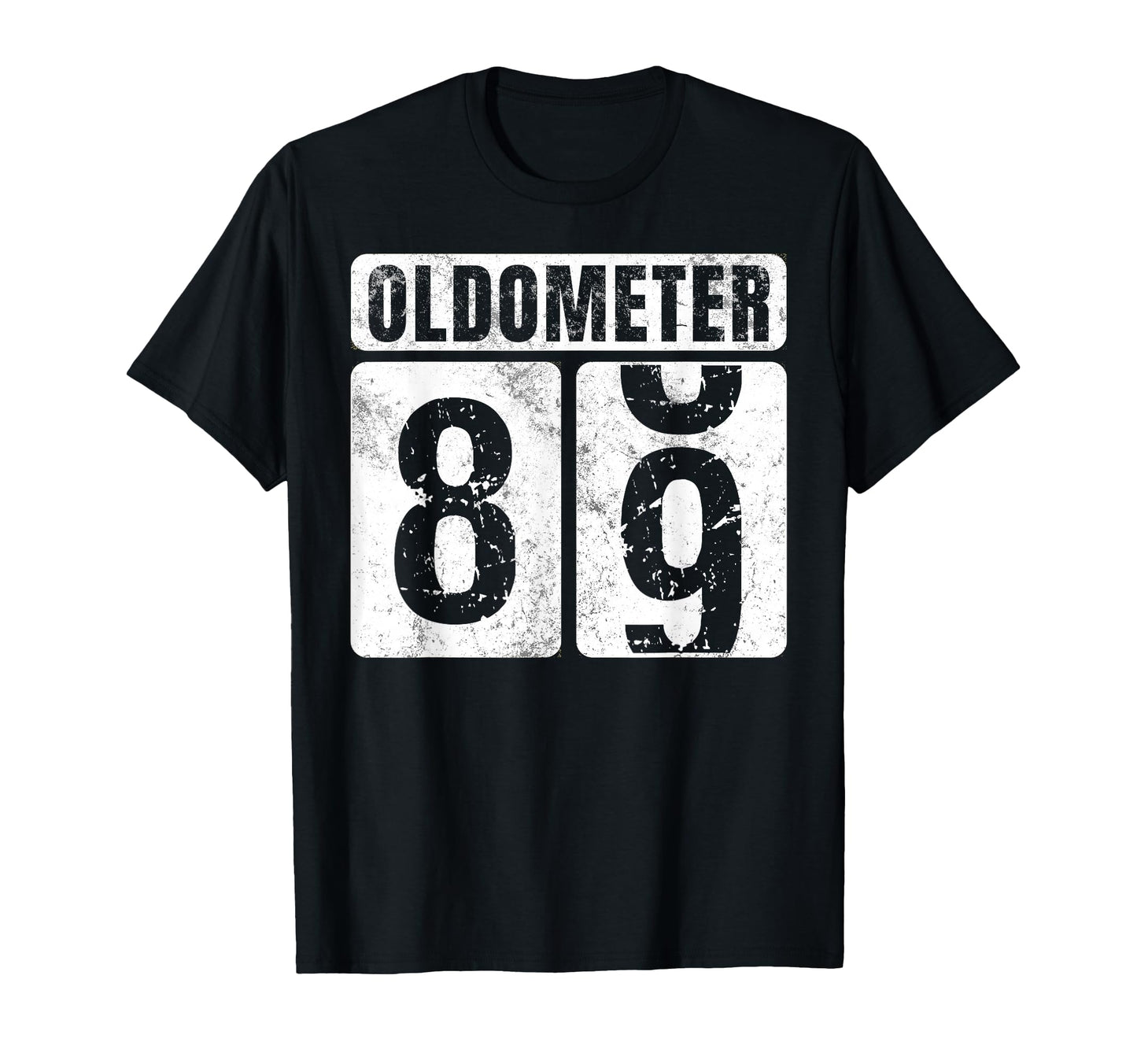 Oldometer 89 Funny 89Th Birthday Gift T-Shirt - Streetwear Style for Adults - T-Shirt, Sweatshirt, Hoodie