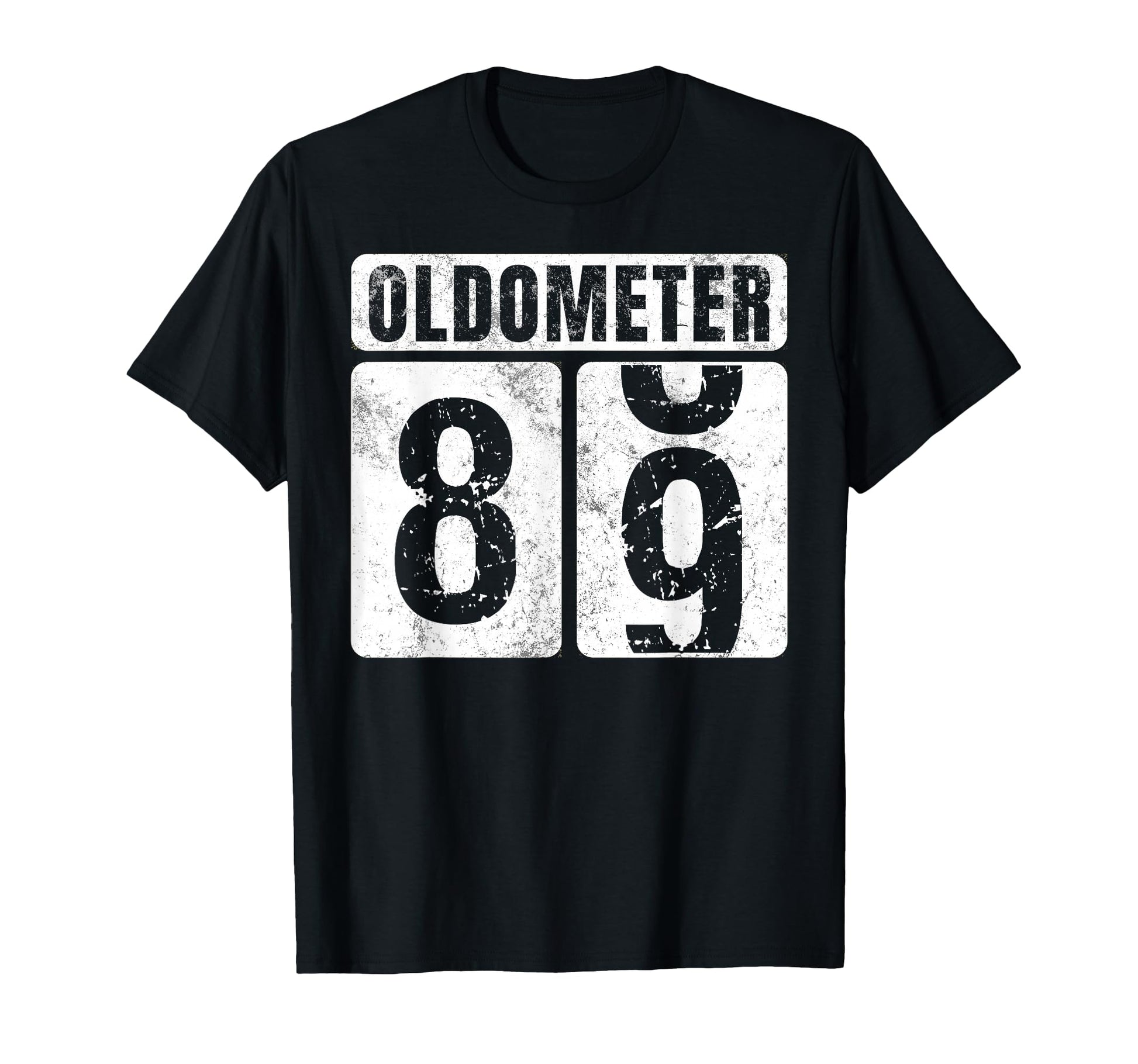 Oldometer 89 Funny 89Th Birthday Gift T-Shirt - Streetwear Style for Adults - T-Shirt, Sweatshirt, Hoodie