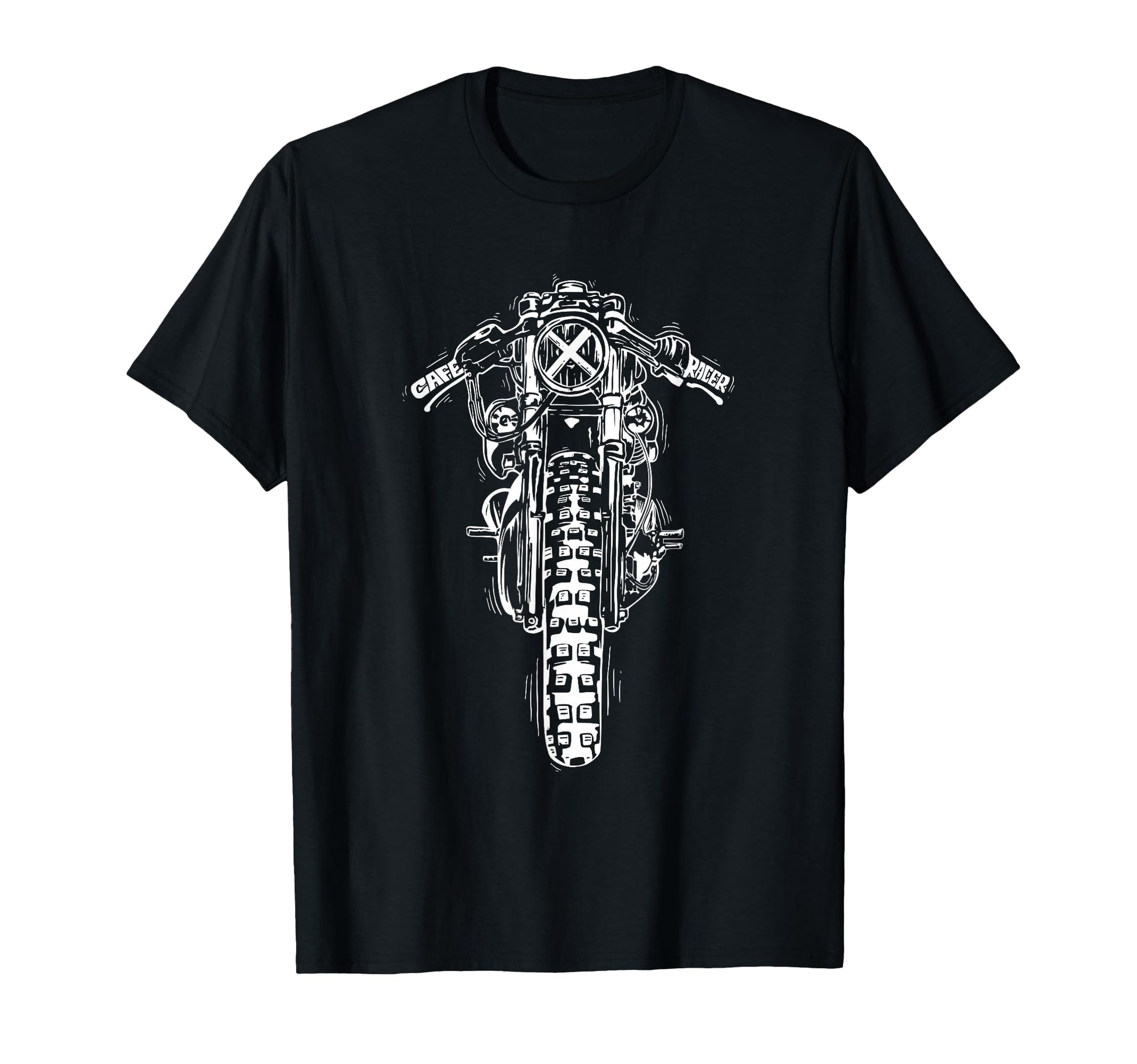 Motorcycle Cafe Racer Scrambler Bike T-Shirt - Custom Art Print Unisex - T-Shirt, Sweatshirt, Hoodie