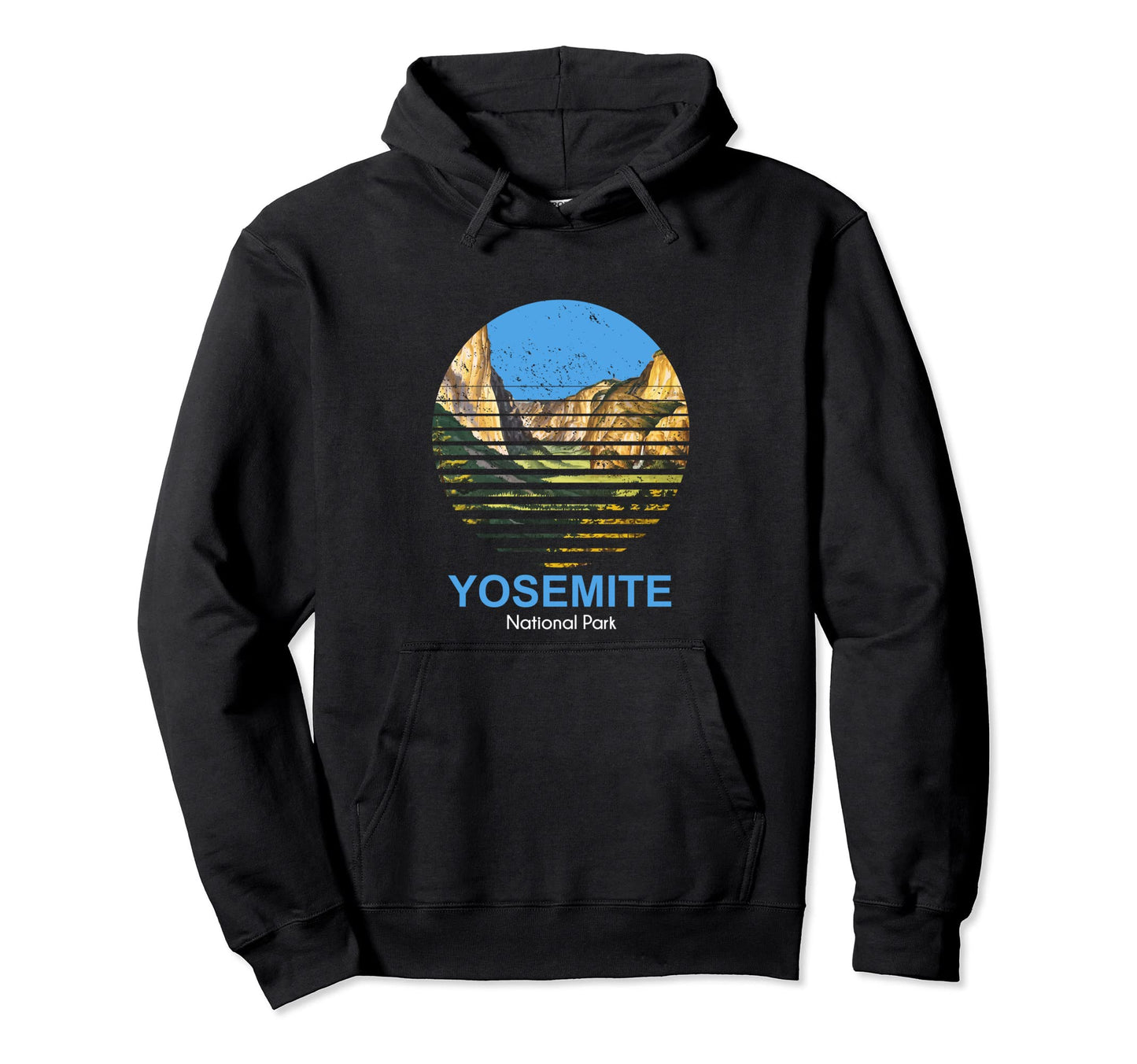 Yosemite National Park California Sunset Hoodie - Unique Graphic Men Women - T-Shirt, Sweatshirt, Hoodie