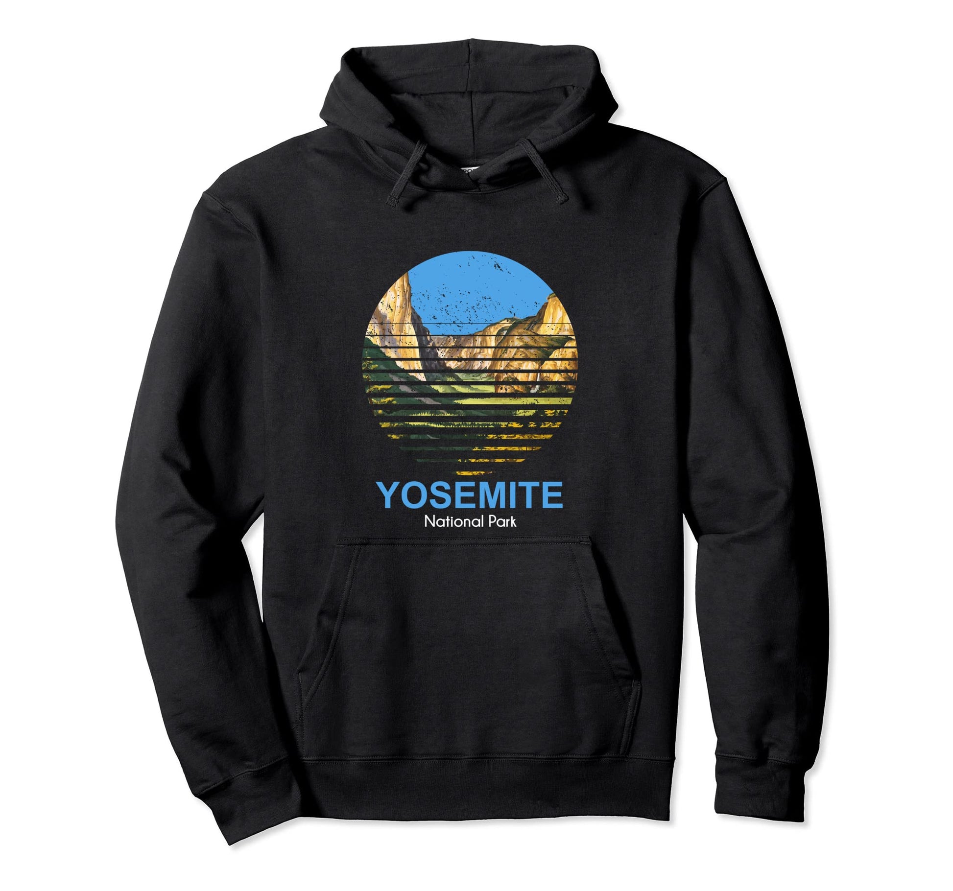Yosemite National Park California Sunset Hoodie - Unique Graphic Men Women - T-Shirt, Sweatshirt, Hoodie
