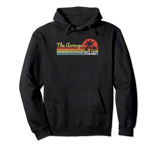 Acreage Fl Florida Stripes Lines Tourist Hoodie - Unique Graphic for Adults - T-Shirt, Sweatshirt, Hoodie