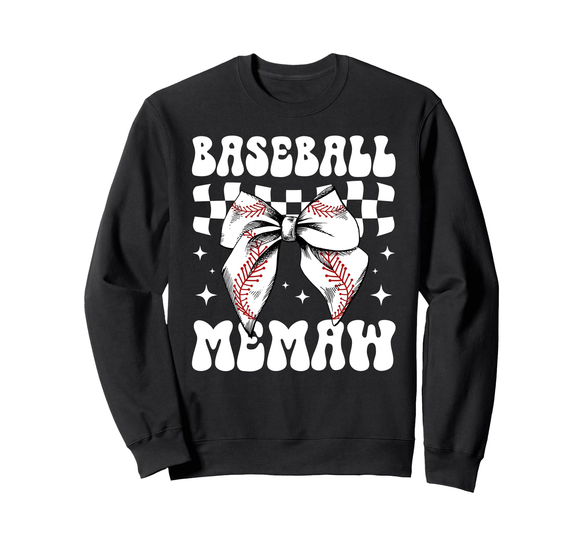 Baseball Memaw Coquette Memaw Sweatshirt - Streetwear Style Unisex - T-Shirt, Sweatshirt, Hoodie
