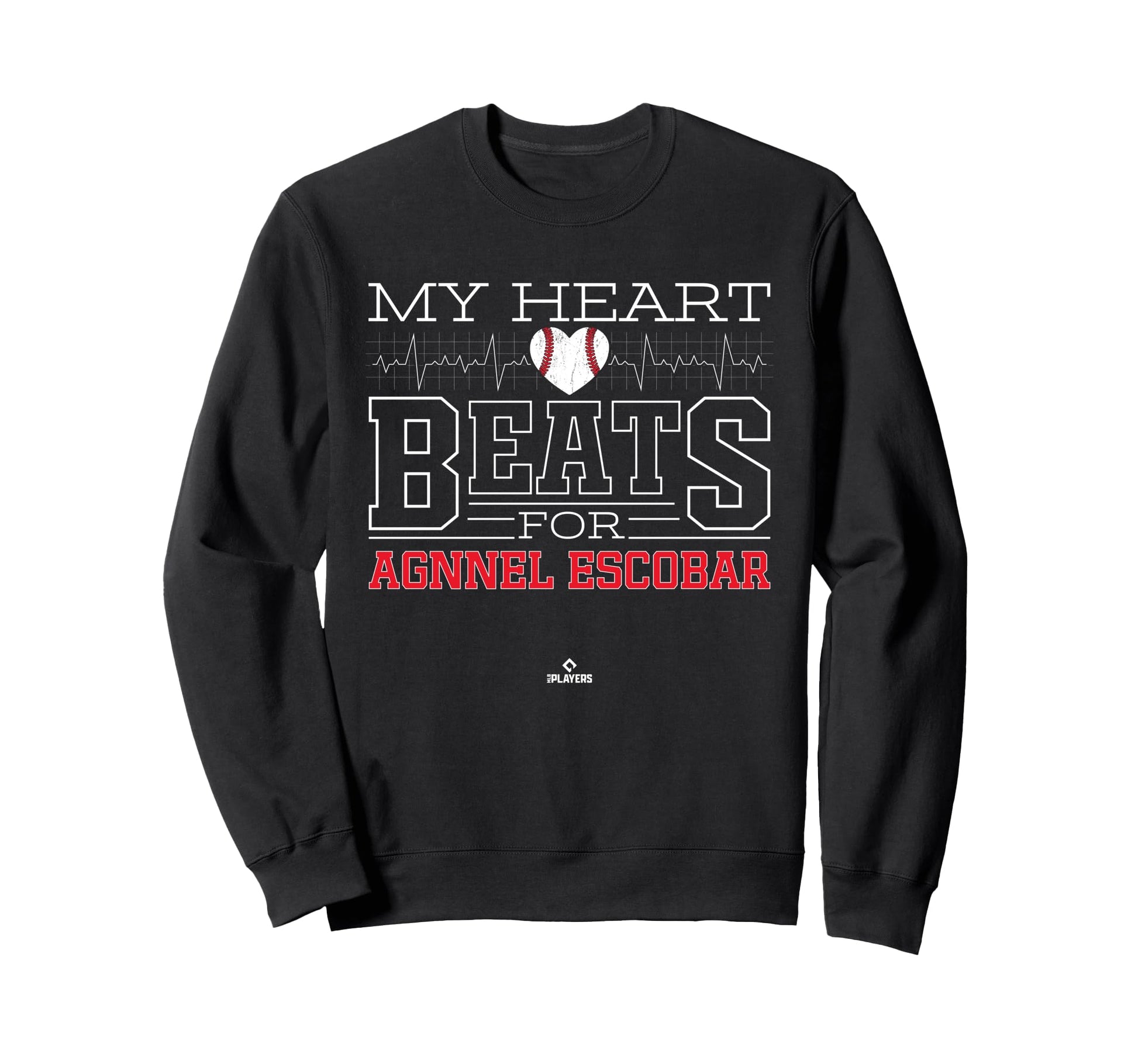 My Heart Beats Agnnel Escobar Sweatshirt - Minimalist Print Men Women - T-Shirt, Sweatshirt, Hoodie