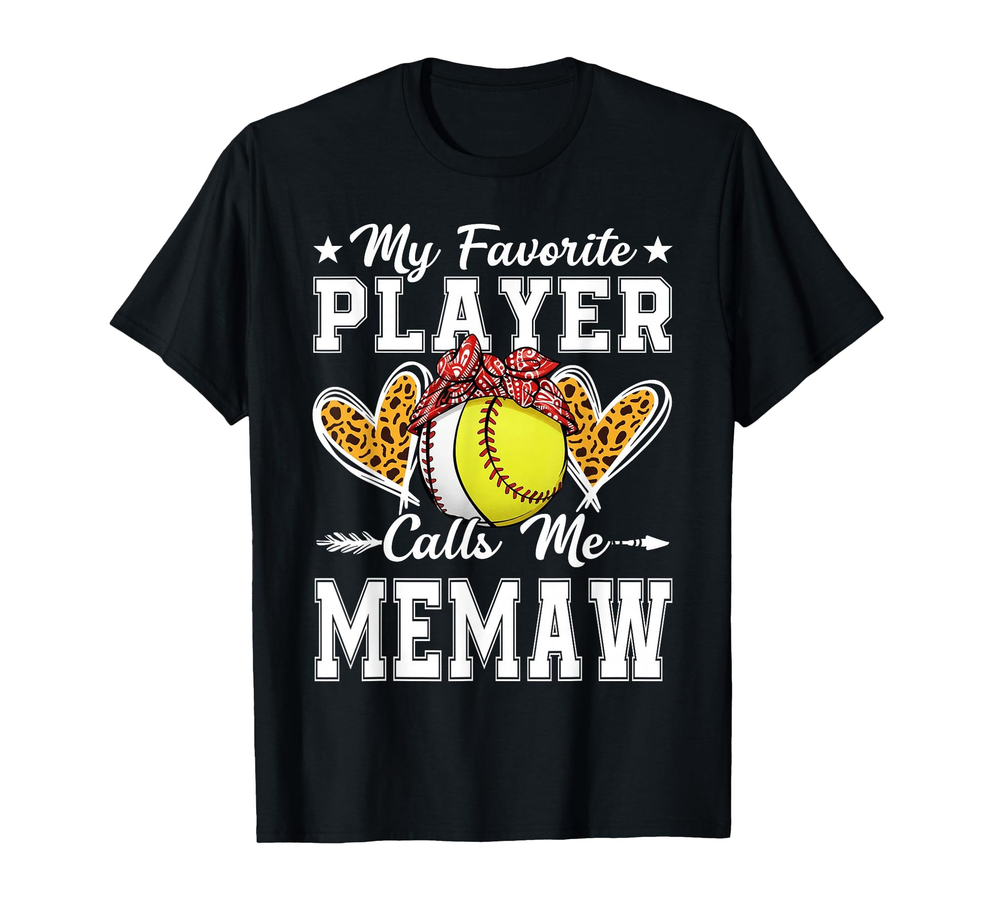 My Favorite Player Calls Me Memaw T-Shirt - Trendy Graphic Men Women - T-Shirt, Sweatshirt, Hoodie