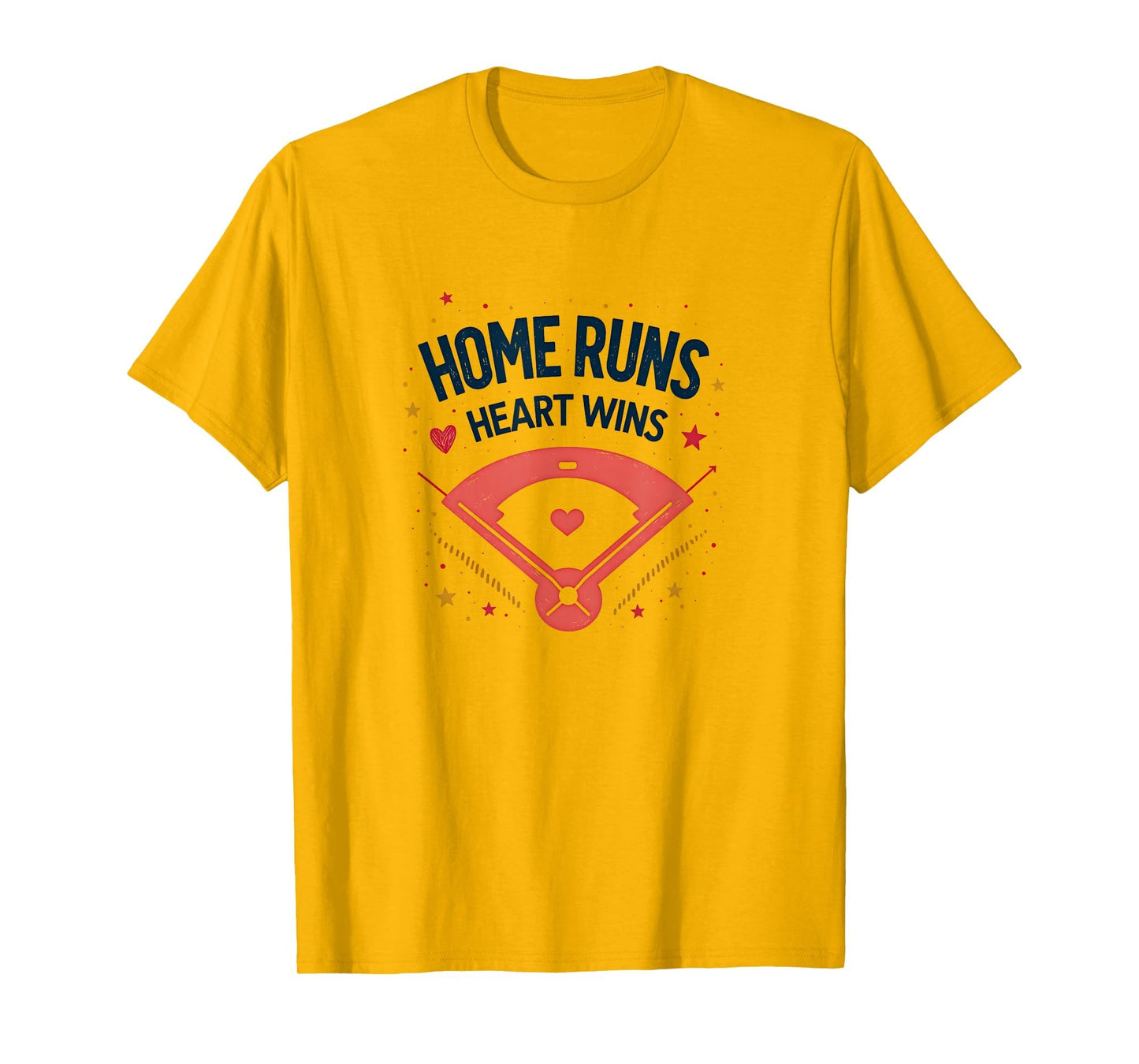 Home Runs Heart Wins Baseball Mom T-Shirt - Casual Everyday Wear Men Women - T-Shirt, Sweatshirt, Hoodie