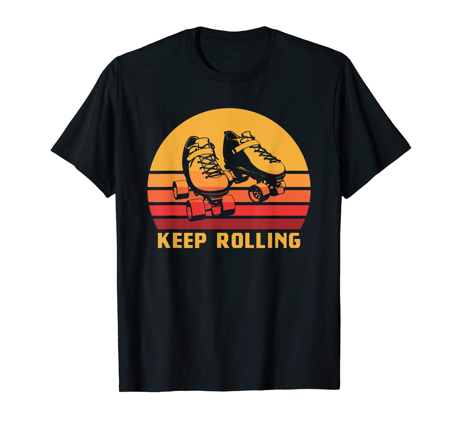 Roller Skate Derby Rollerskating Keep T-Shirt - Trendy Graphic Men Women - T-Shirt, Sweatshirt, Hoodie