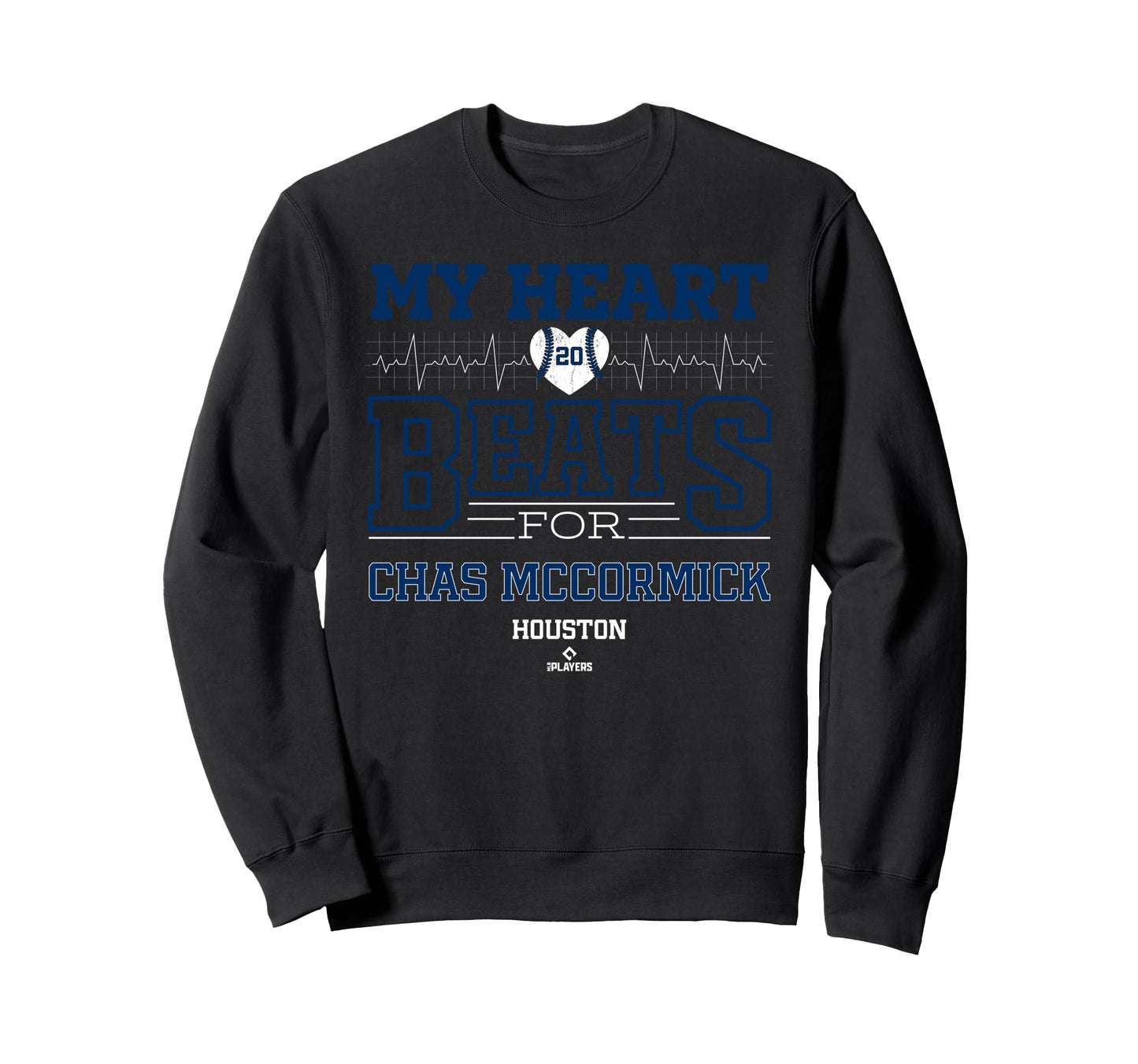 My Heart Beats Chas Mccormick Sweatshirt - Unique Graphic for Adults - T-Shirt, Sweatshirt, Hoodie