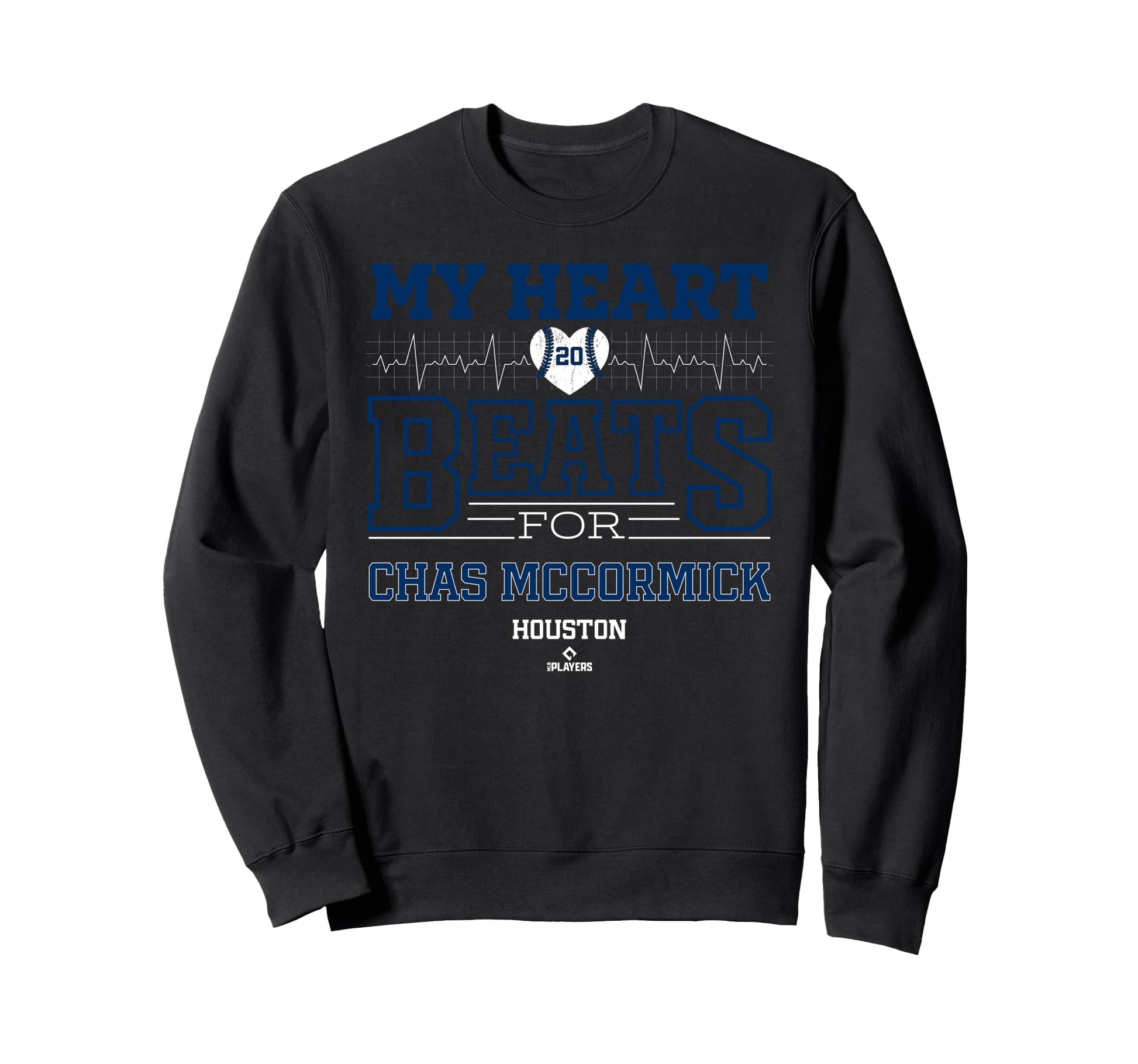 My Heart Beats Chas Mccormick Sweatshirt - Unique Graphic for Adults - T-Shirt, Sweatshirt, Hoodie