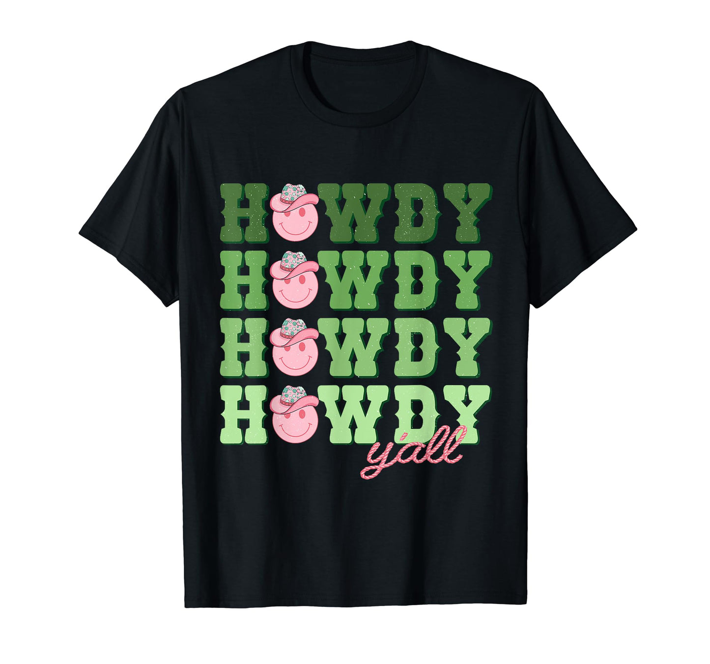 Howdy Western St Patrick Day Cowboy T-Shirt - Casual Everyday Wear Unisex - T-Shirt, Sweatshirt, Hoodie