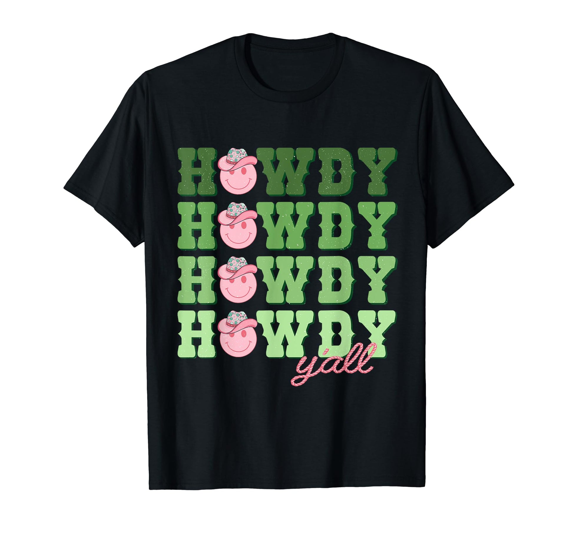 Howdy Western St Patrick Day Cowboy T-Shirt - Casual Everyday Wear Unisex - T-Shirt, Sweatshirt, Hoodie
