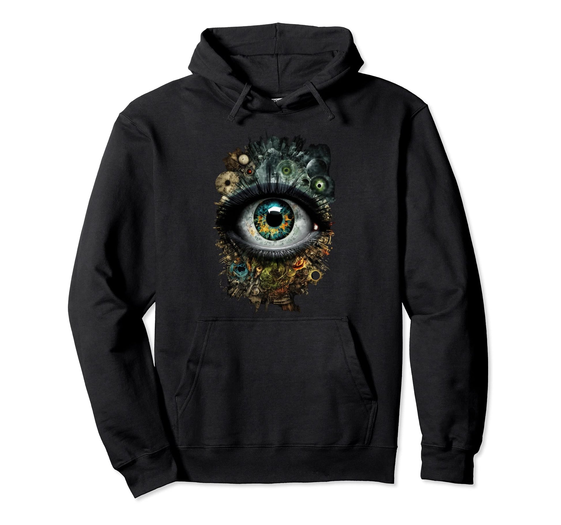 Weirdcore Eyes Indie Aesthetic Hoodie - Fun Novelty Design Men Women - T-Shirt, Sweatshirt, Hoodie