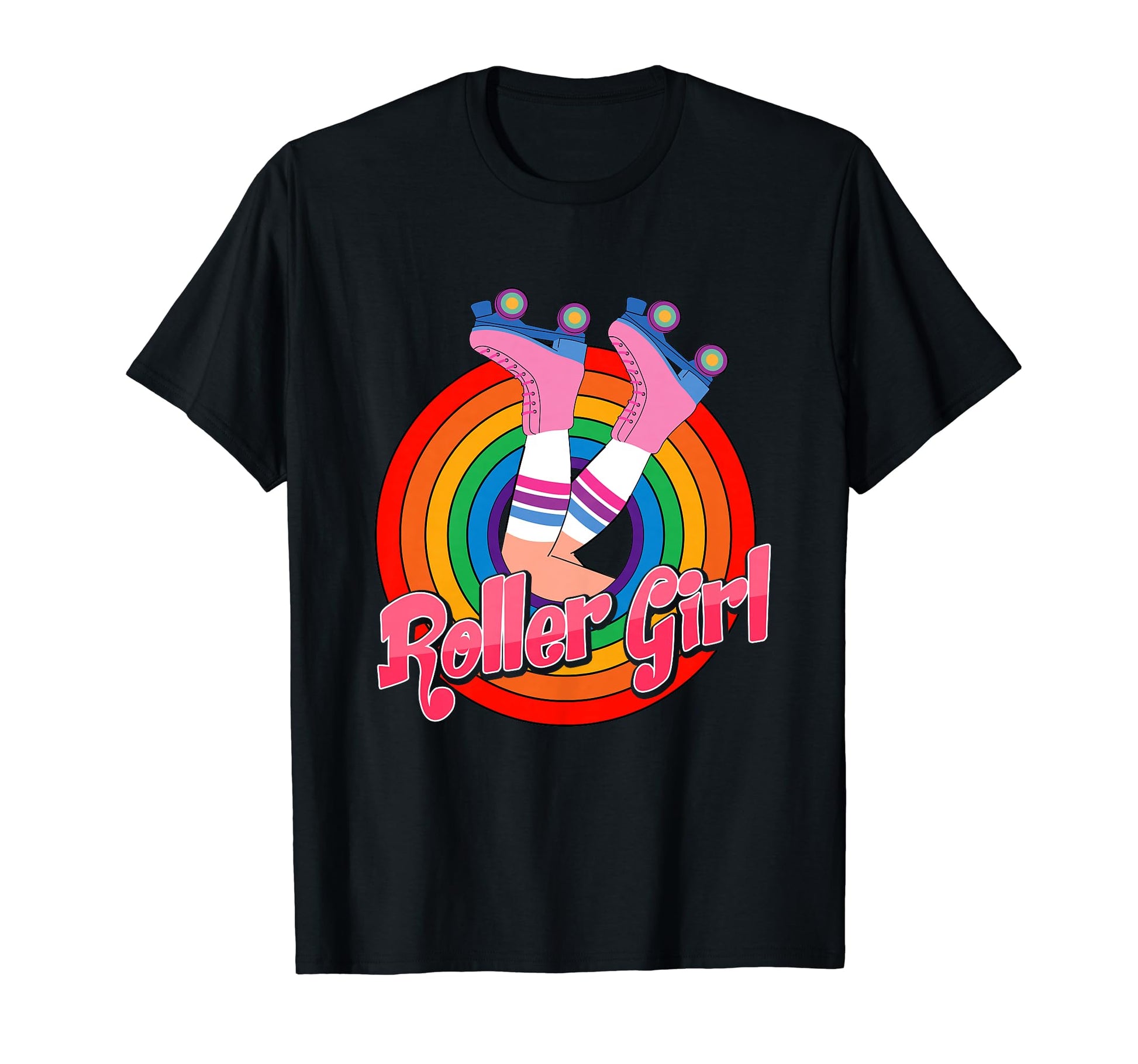 Roller Skater Skating 70S 80S Skates T-Shirt - Streetwear Style Unisex - T-Shirt, Sweatshirt, Hoodie