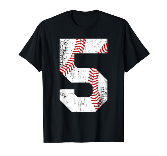 Baseball 5 Jersey Number T-Shirt - Aesthetic Graphic Unisex - T-Shirt, Sweatshirt, Hoodie