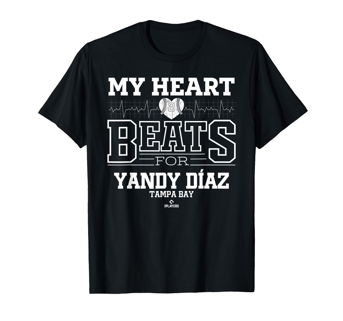 My Heart Beats Yandy D Az Tampa Bay T-Shirt - Graphic Print for Adults - T-Shirt, Sweatshirt, Hoodie