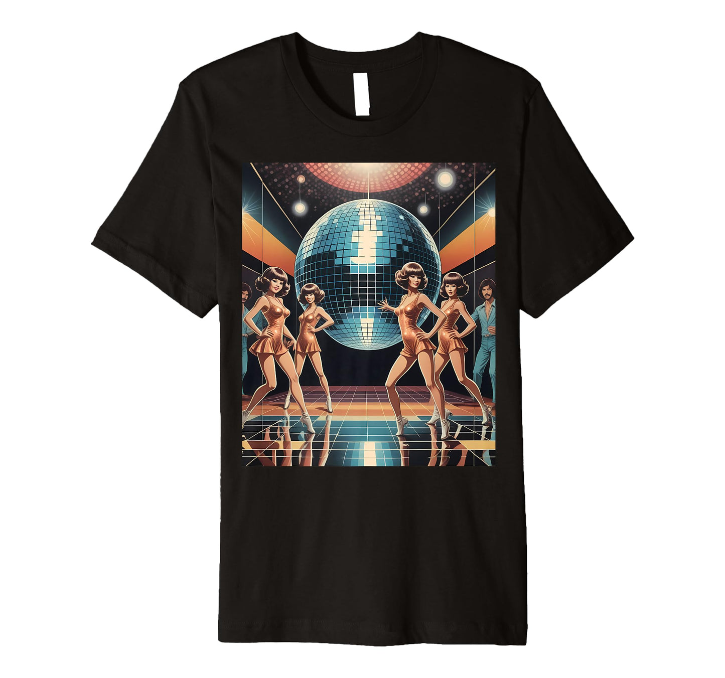 Disco Ball Party Aesthetic 80S T-Shirt - Streetwear Style Unisex - T-Shirt, Sweatshirt, Hoodie