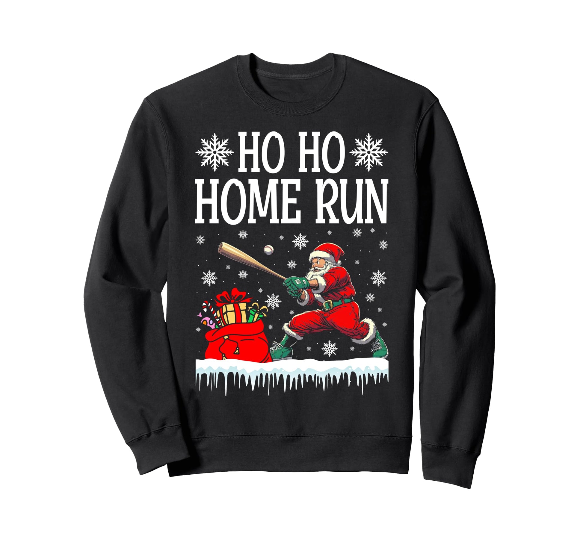 Baseball Home Run Funny Ugly Baseball Sweatshirt - Trendy Graphic Unisex - T-Shirt, Sweatshirt, Hoodie