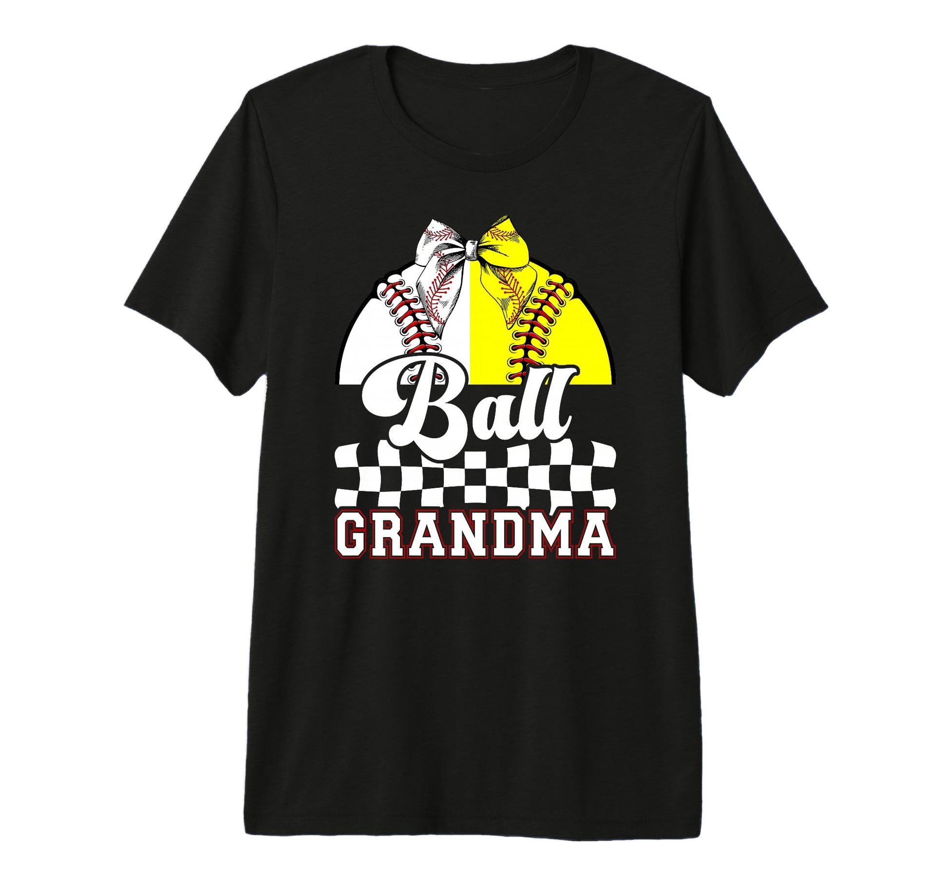 Ball Grandma Coquette Baseball Softball T-Shirt - Trendy Graphic Unisex - T-Shirt, Sweatshirt, Hoodie