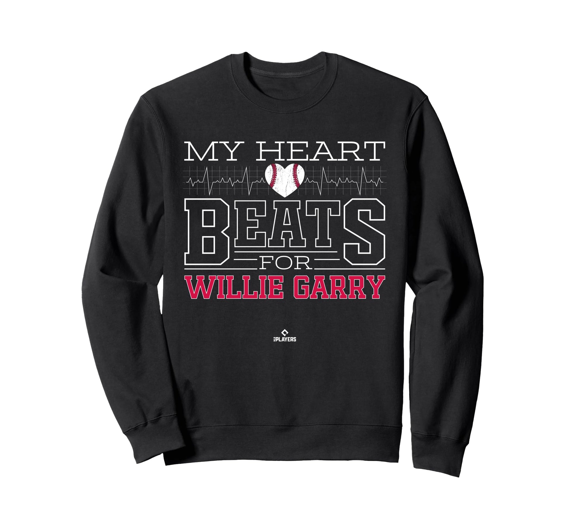 My Heart Beats Willie Garry Sweatshirt - Casual Everyday Wear for Adults - T-Shirt, Sweatshirt, Hoodie