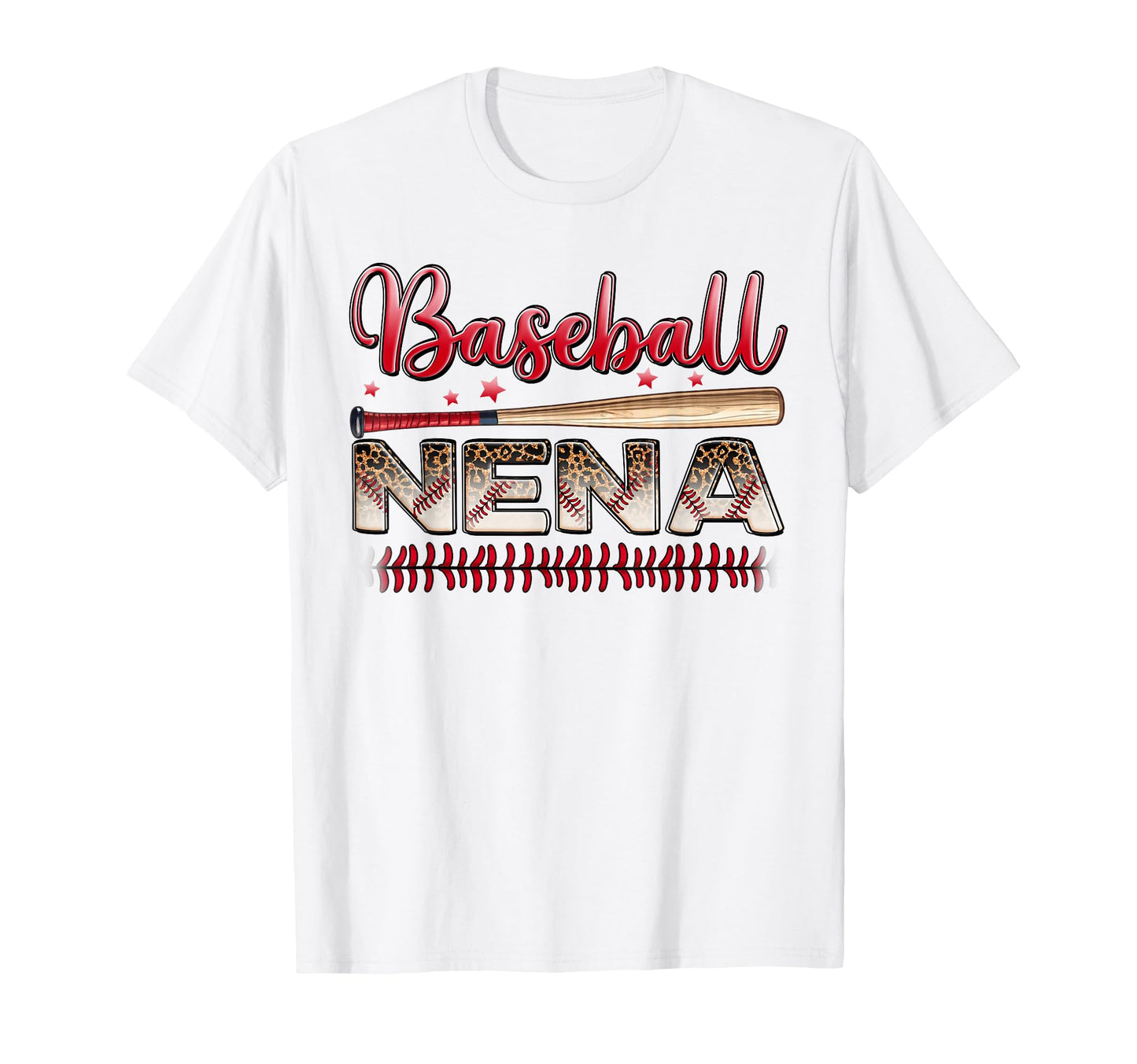 Baseball Nena Funny Leopard Baseball T-Shirt - Unique Graphic for Adults - T-Shirt, Sweatshirt, Hoodie