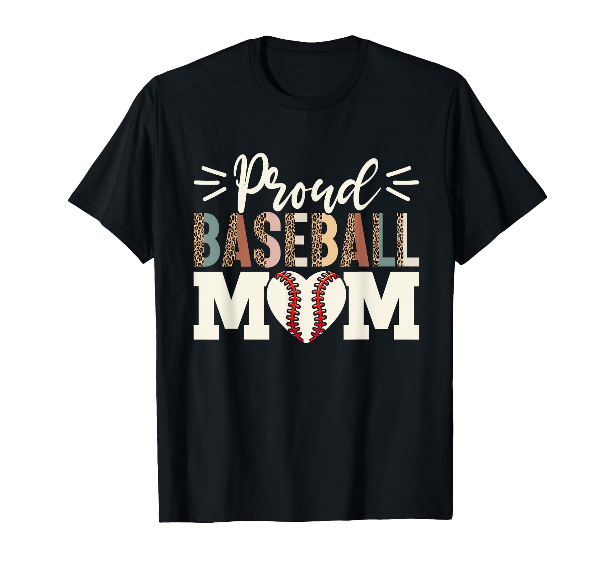 Proud Baseball Mom Baseball Mother Game T-Shirt - Trendy Graphic Men Women - T-Shirt, Sweatshirt, Hoodie