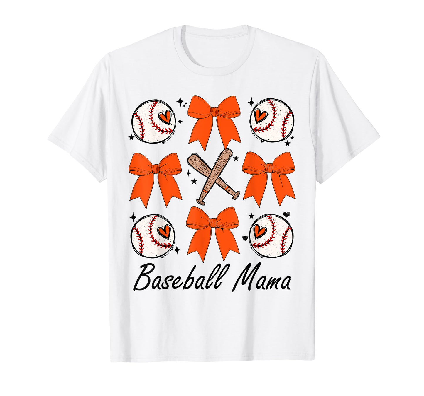 Baseball Mom Coquette Bow Game Day T-Shirt - Streetwear Style Unisex - T-Shirt, Sweatshirt, Hoodie