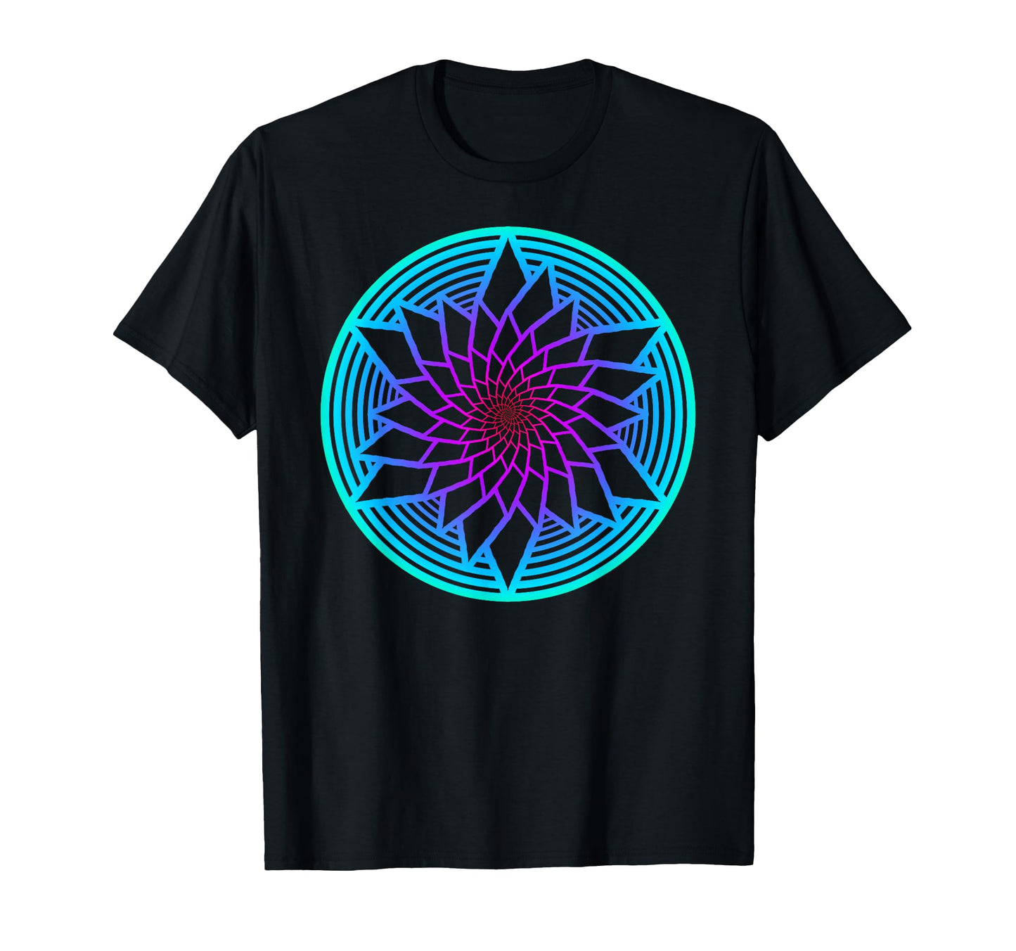 Awesome Sacred Geometry Trippy T-Shirt - Fun Novelty Design Men Women - T-Shirt, Sweatshirt, Hoodie