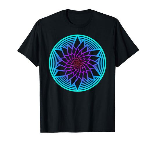 Awesome Sacred Geometry Trippy T-Shirt - Fun Novelty Design Men Women - T-Shirt, Sweatshirt, Hoodie